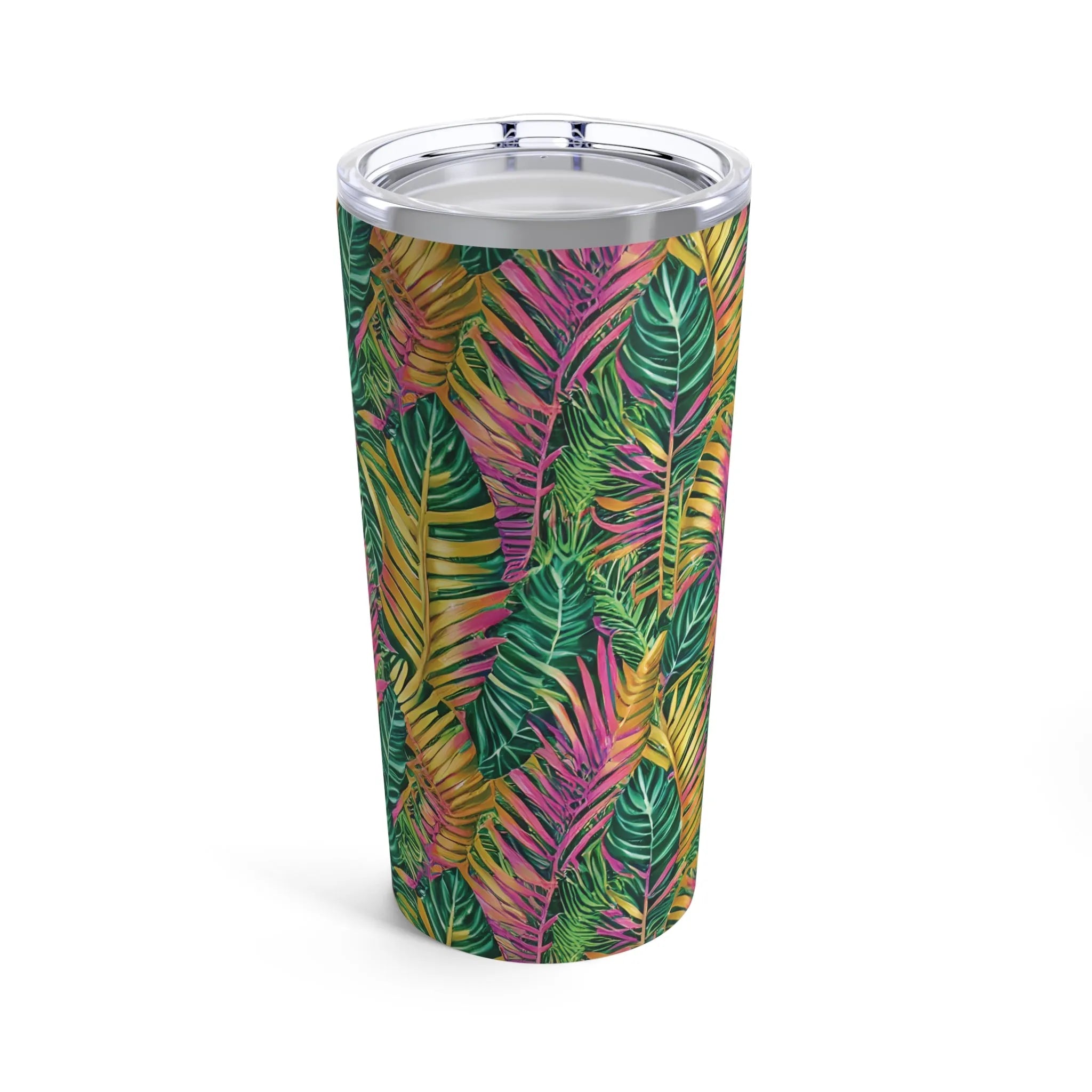 Hawaiian Tropical Leaves Tumbler - The Global Wanderer