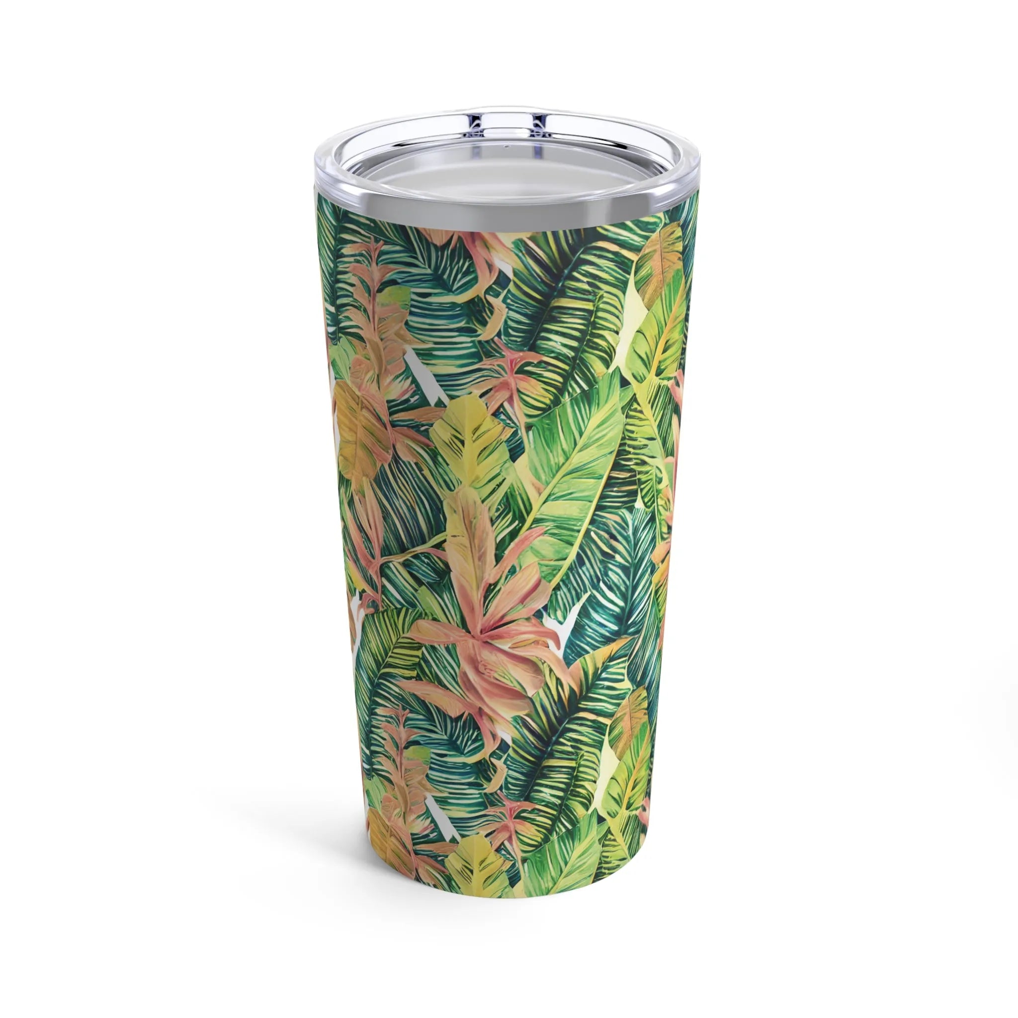 Hawaiian Tropical Leaves Tumbler - The Global Wanderer
