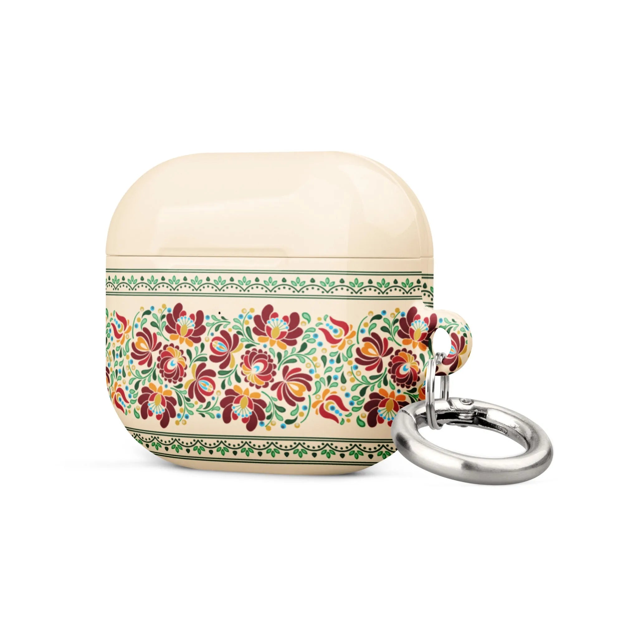 Hungarian Beige Matyó AirPod 3 Case - The Global Wanderer