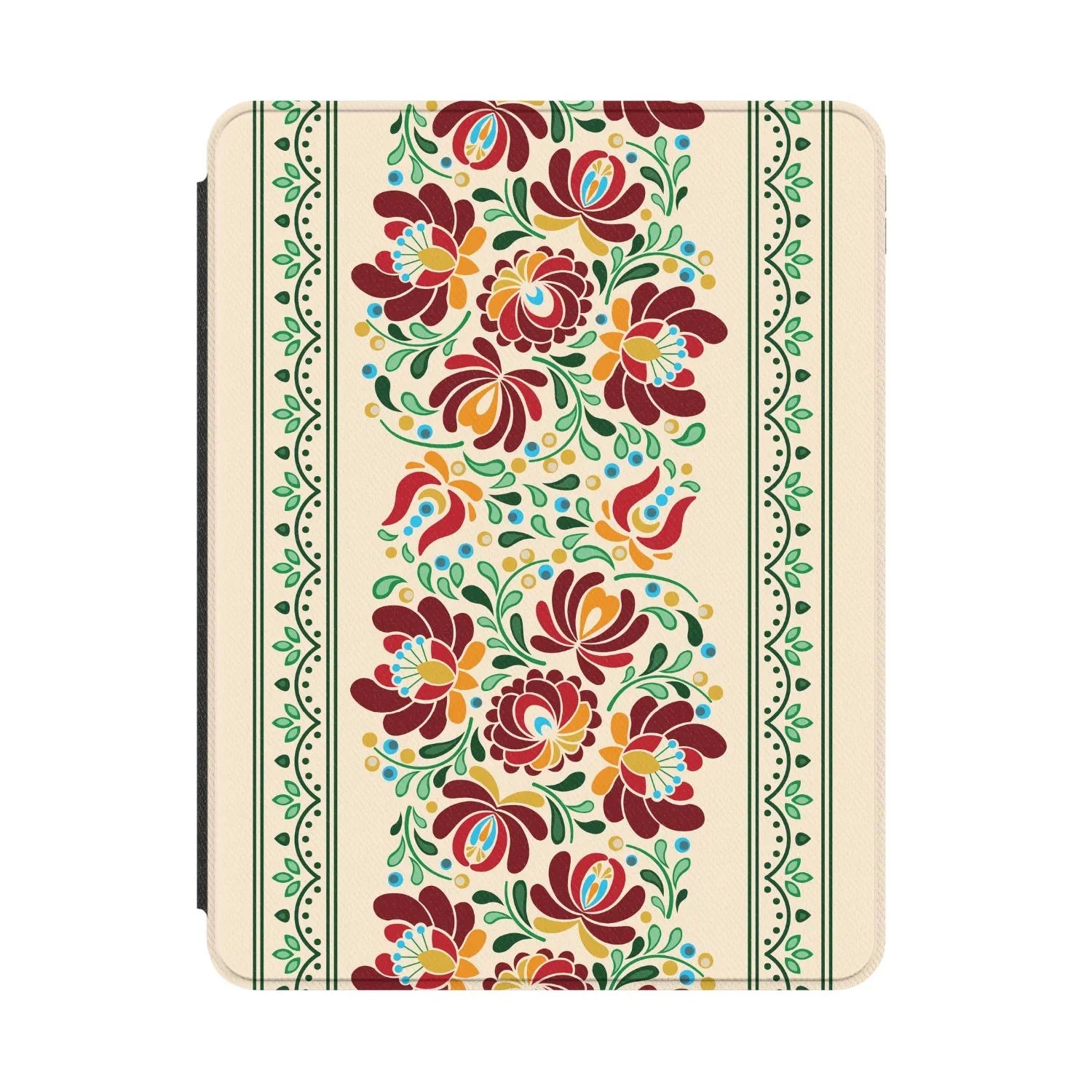 Hungarian Beige Matyó iPad Case - The Global Wanderer