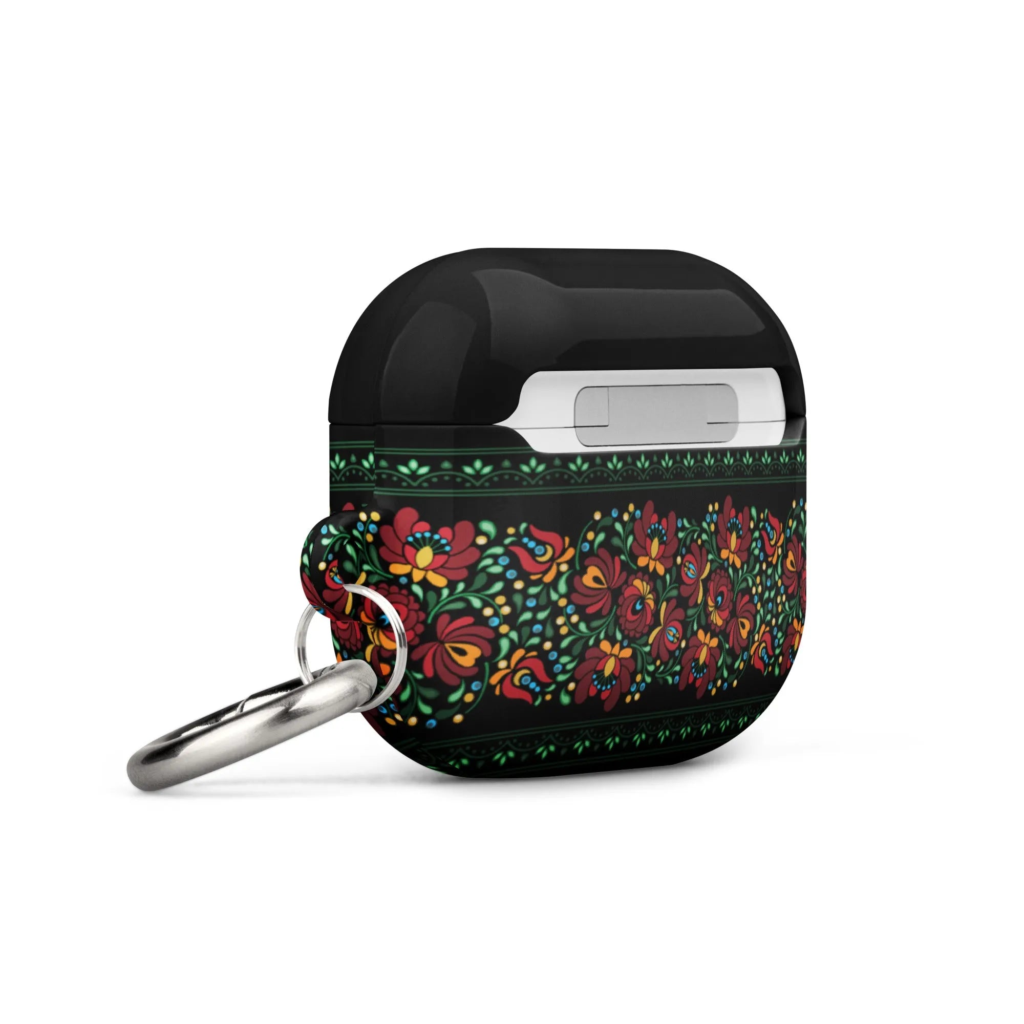 Hungarian Black Matyó AirPod 3 Case - The Global Wanderer