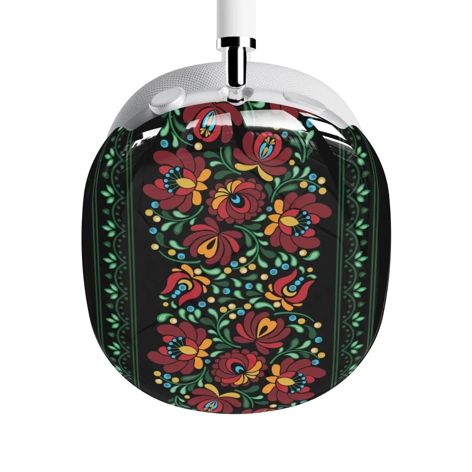 Hungarian Black Matyó AirPods Max Case - The Global Wanderer