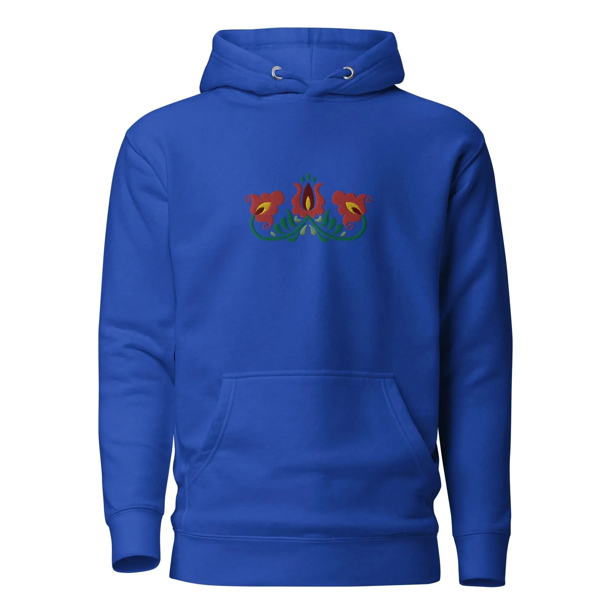Hungarian Matyó Embroidered Hoodie - The Global Wanderer