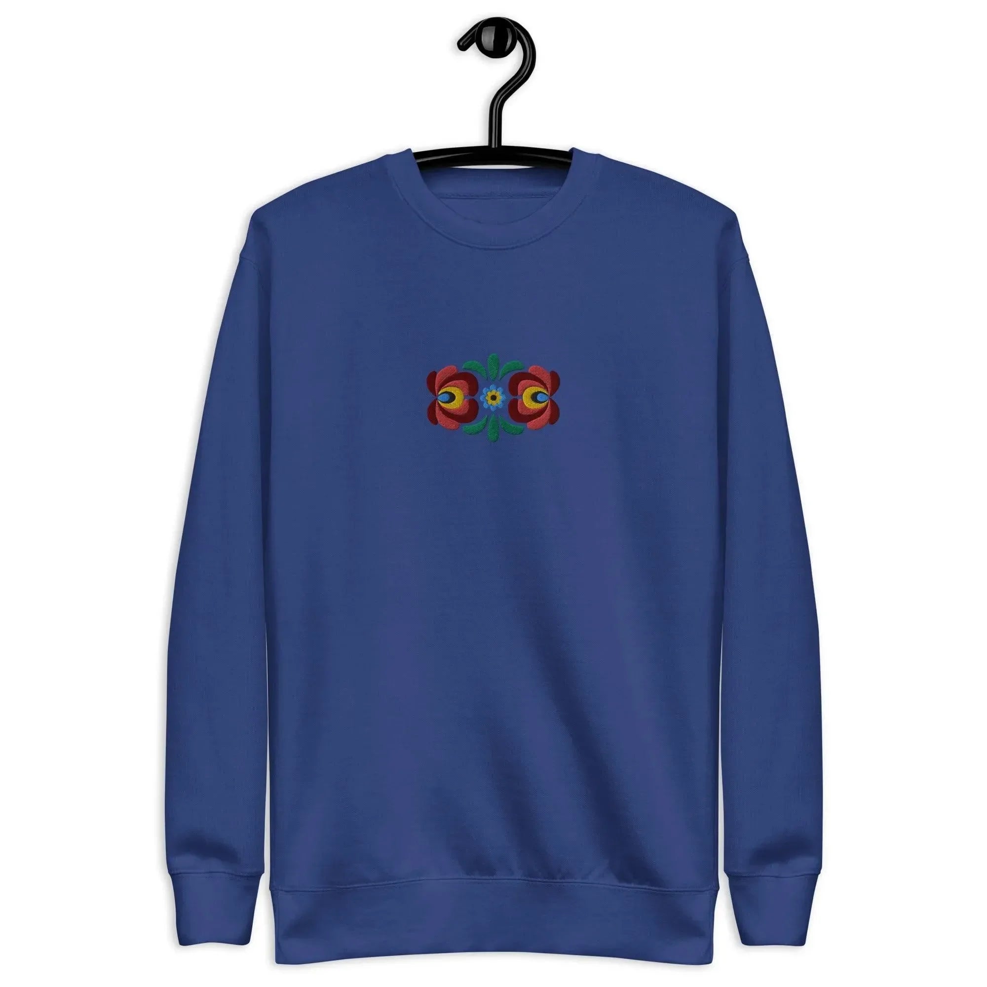 Hungarian Matyó Embroidered Sweatshirt - The Global Wanderer