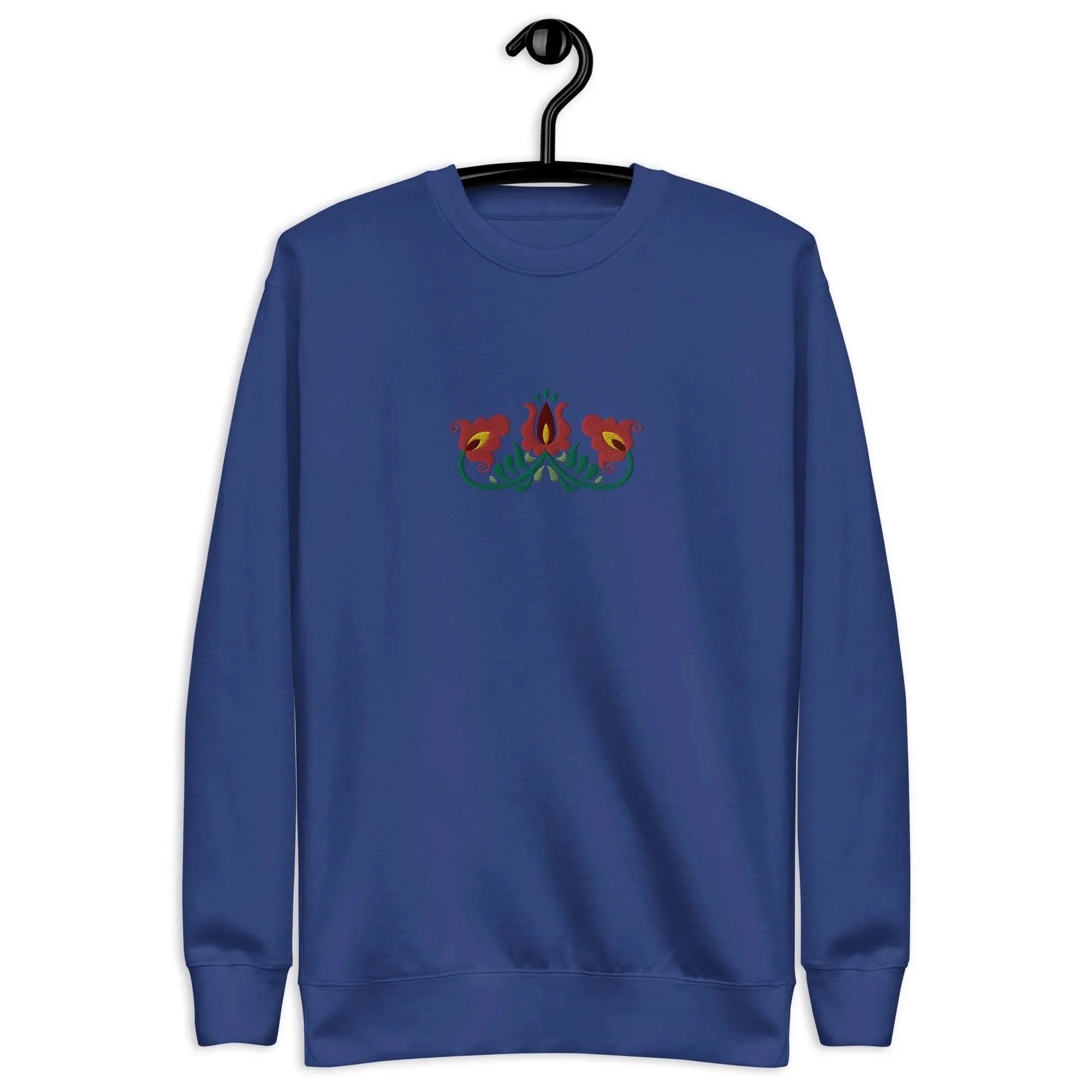 Hungarian Matyó Embroidered Sweatshirt - The Global Wanderer