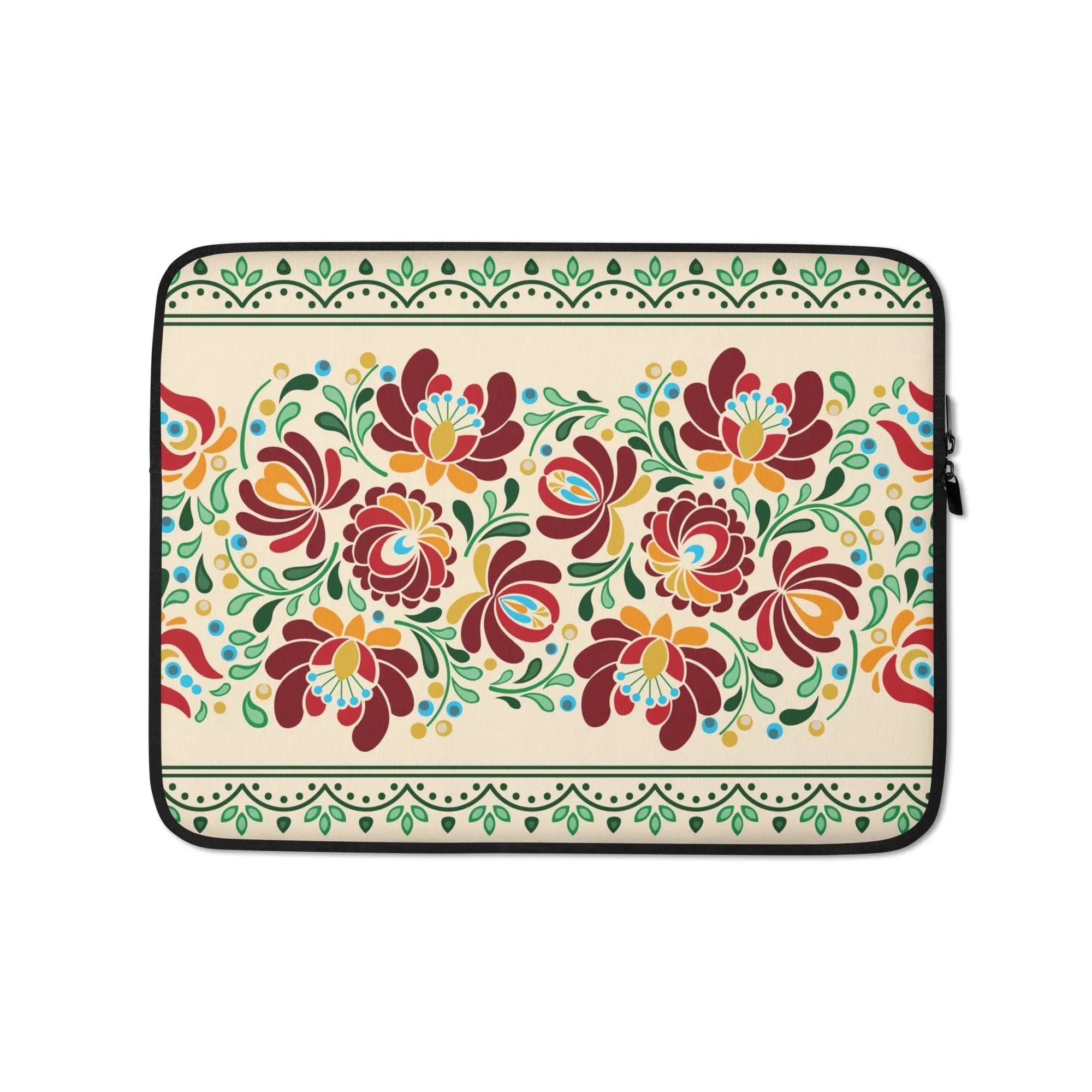 Hungarian Matyó Laptop Case - The Global Wanderer