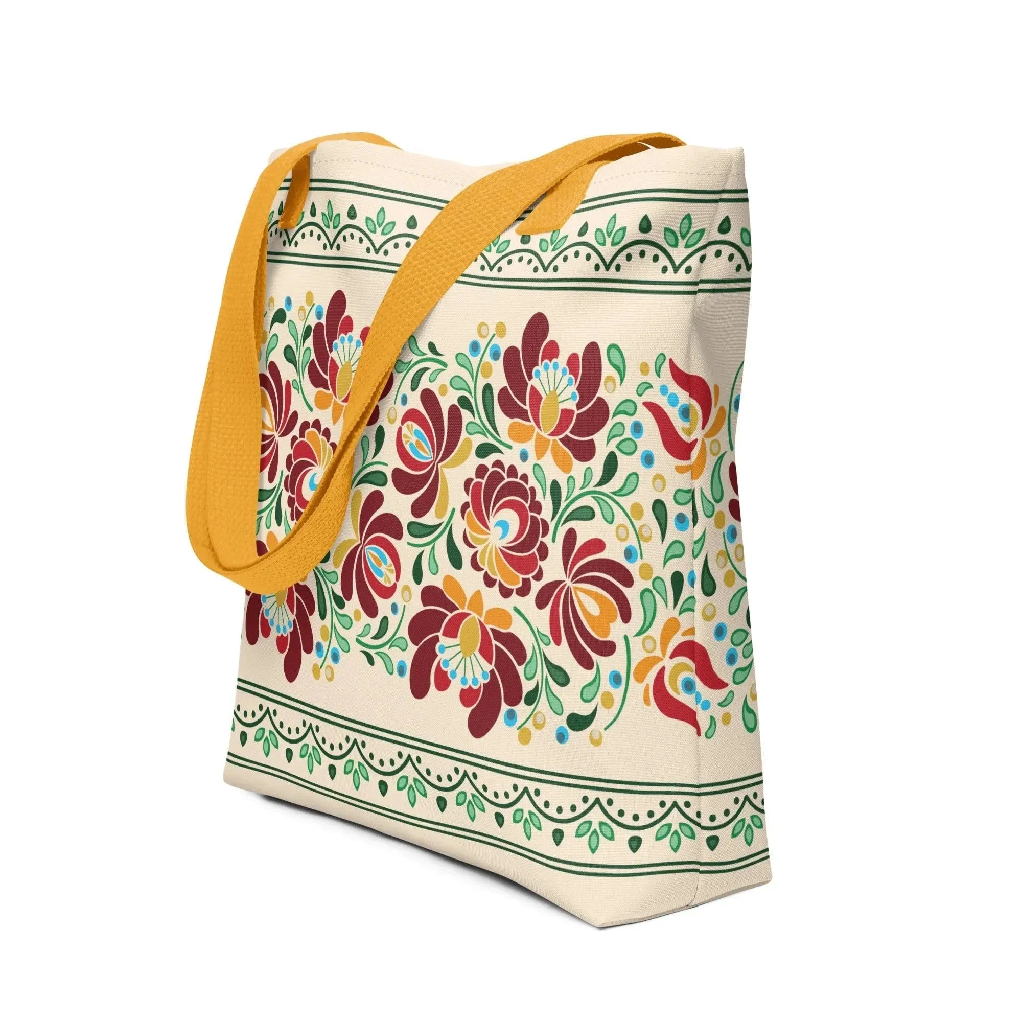 Hungarian Matyó Tote Bag - The Global Wanderer