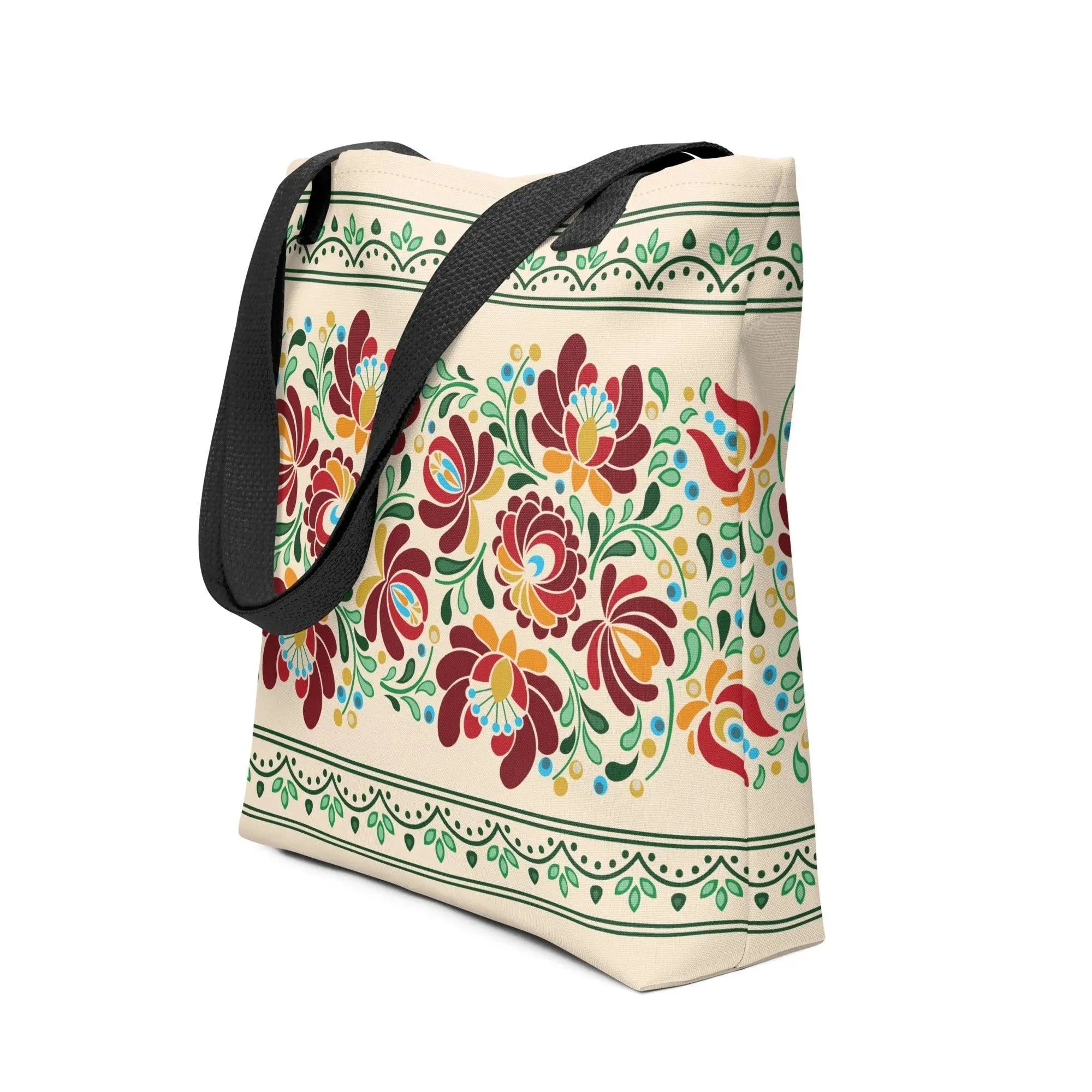 Hungarian Matyó Tote Bag - The Global Wanderer