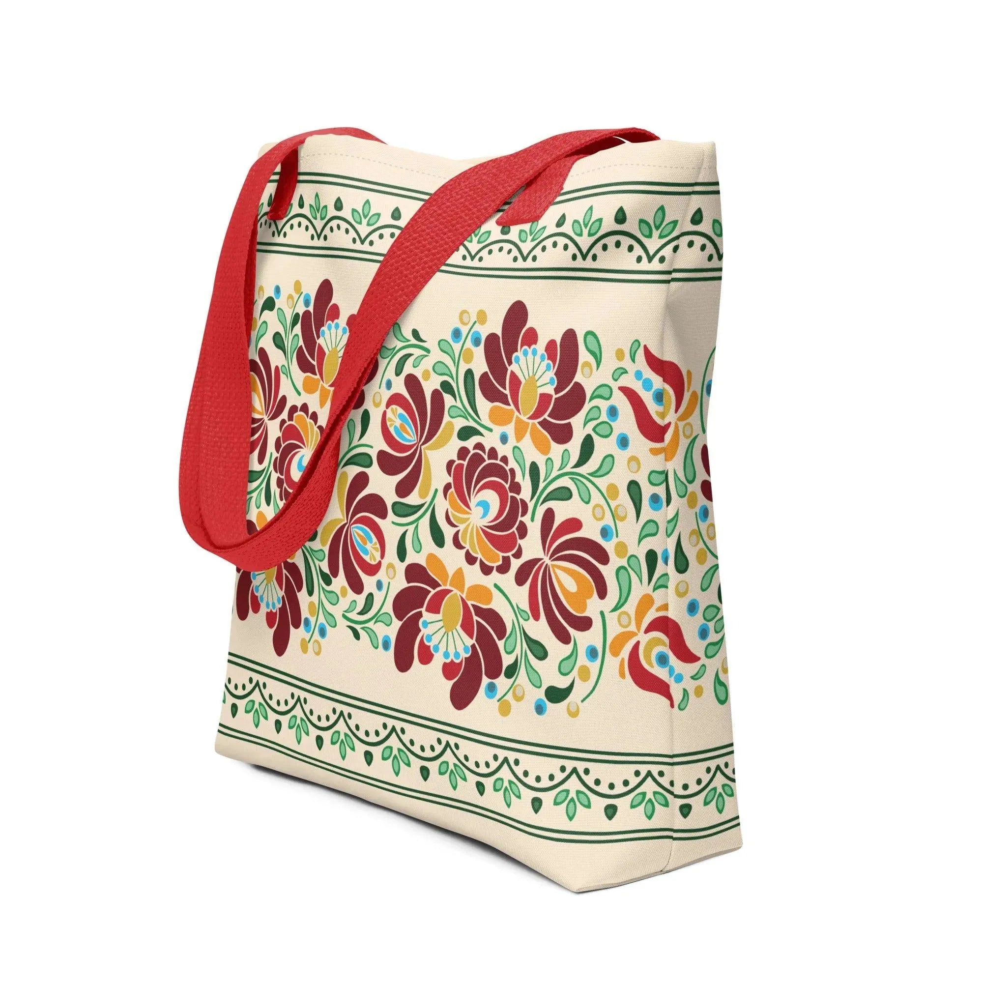 Hungarian Matyó Tote Bag - The Global Wanderer