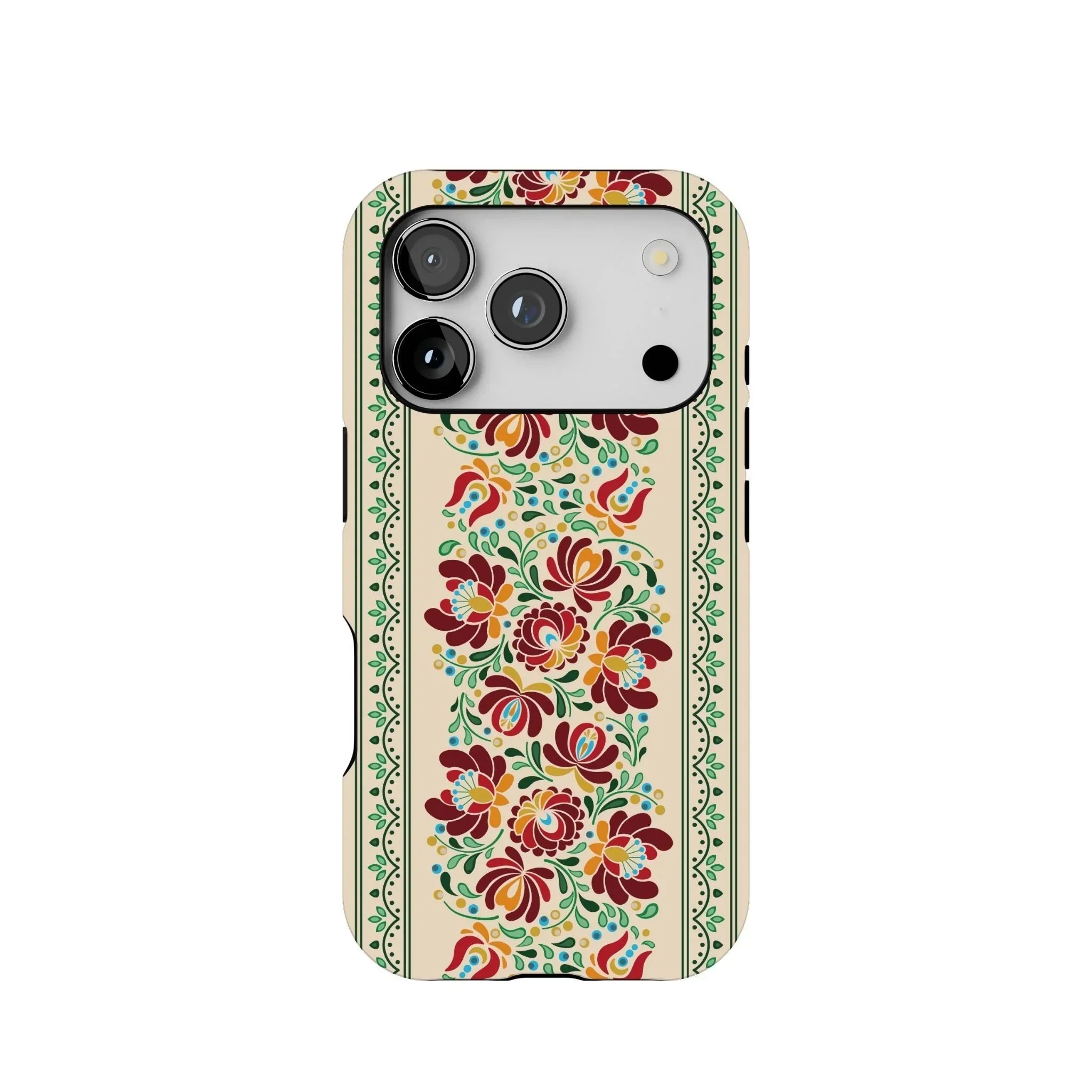 Hungarian Matyó Tough MagSafe iPhone Case - The Global Wanderer