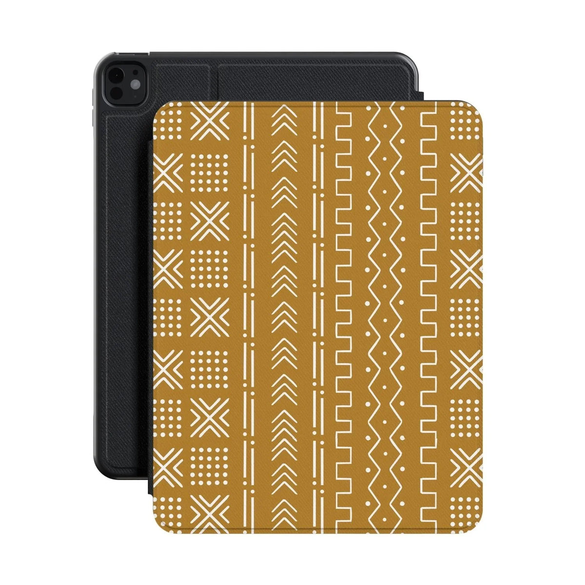 Savanna Ochre Mud Cloth iPad Case - The Global Wanderer