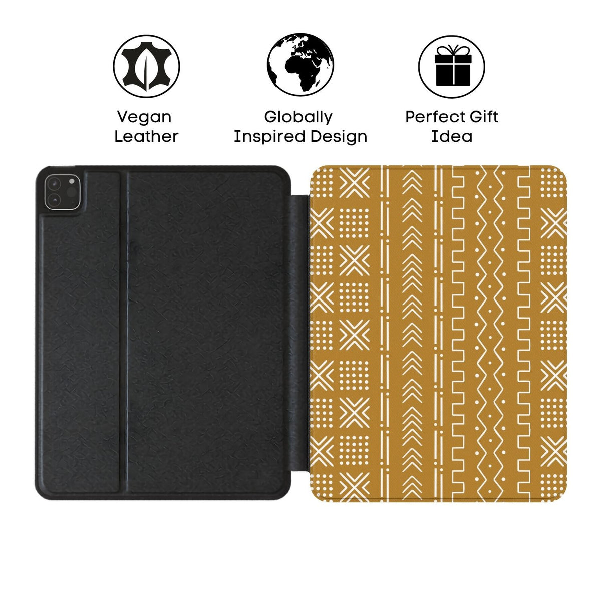Savanna Ochre Mud Cloth iPad Case - The Global Wanderer