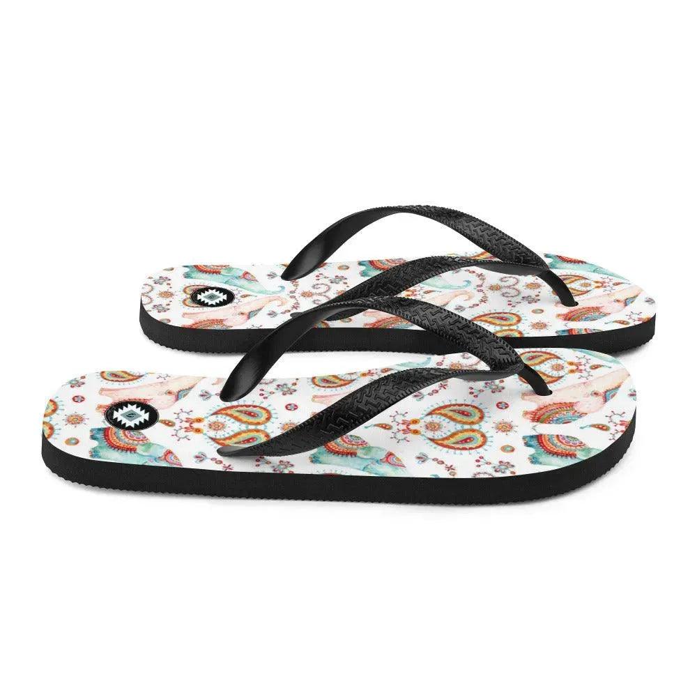 Indian Elephants Flip Flops - The Global Wanderer