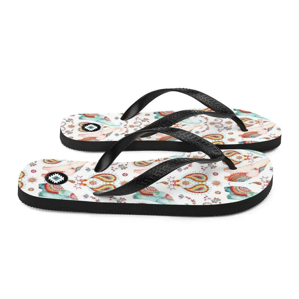 Indian Elephants Flip Flops - The Global Wanderer