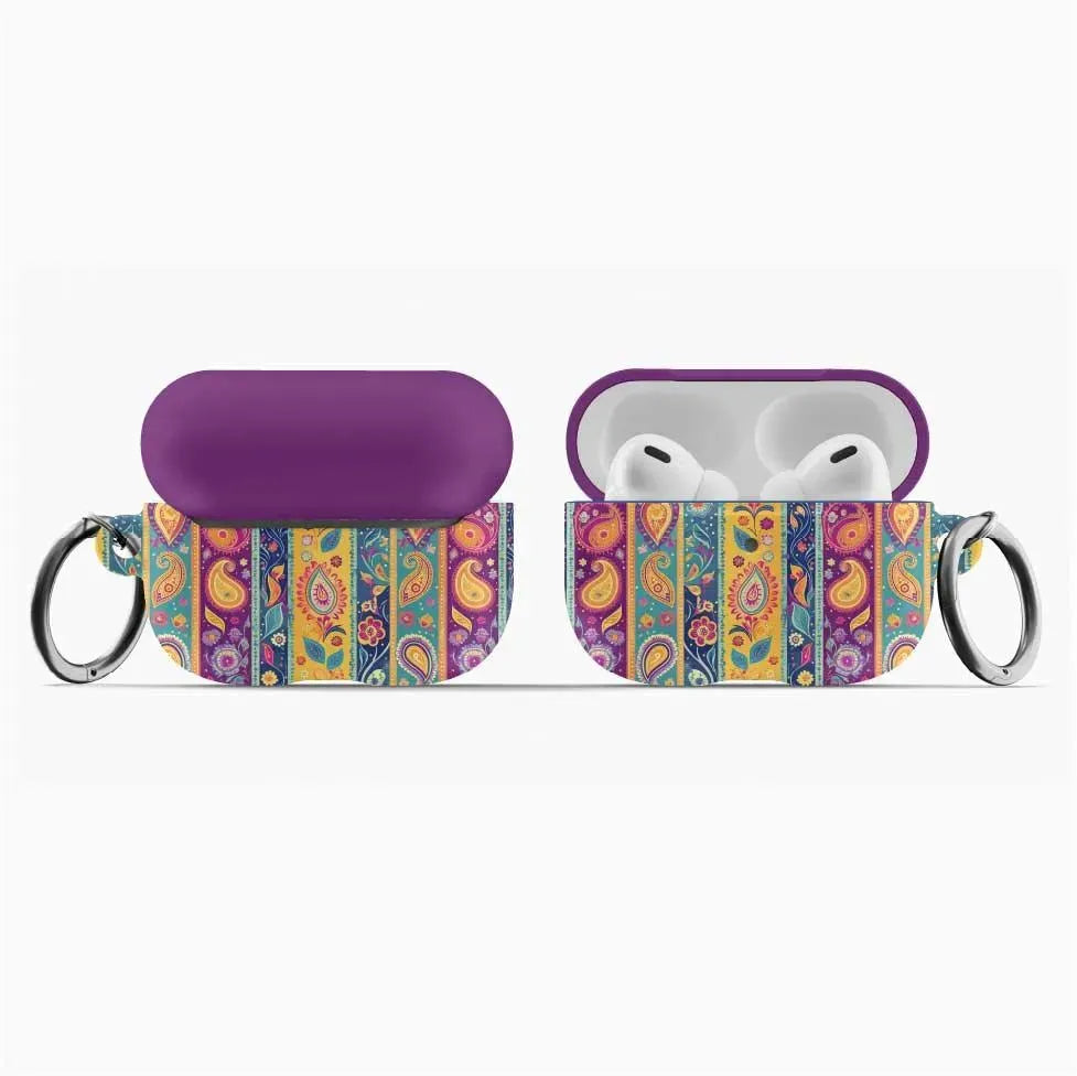 Indian Whimsical Paisley AirPod Pro Case - The Global Wanderer
