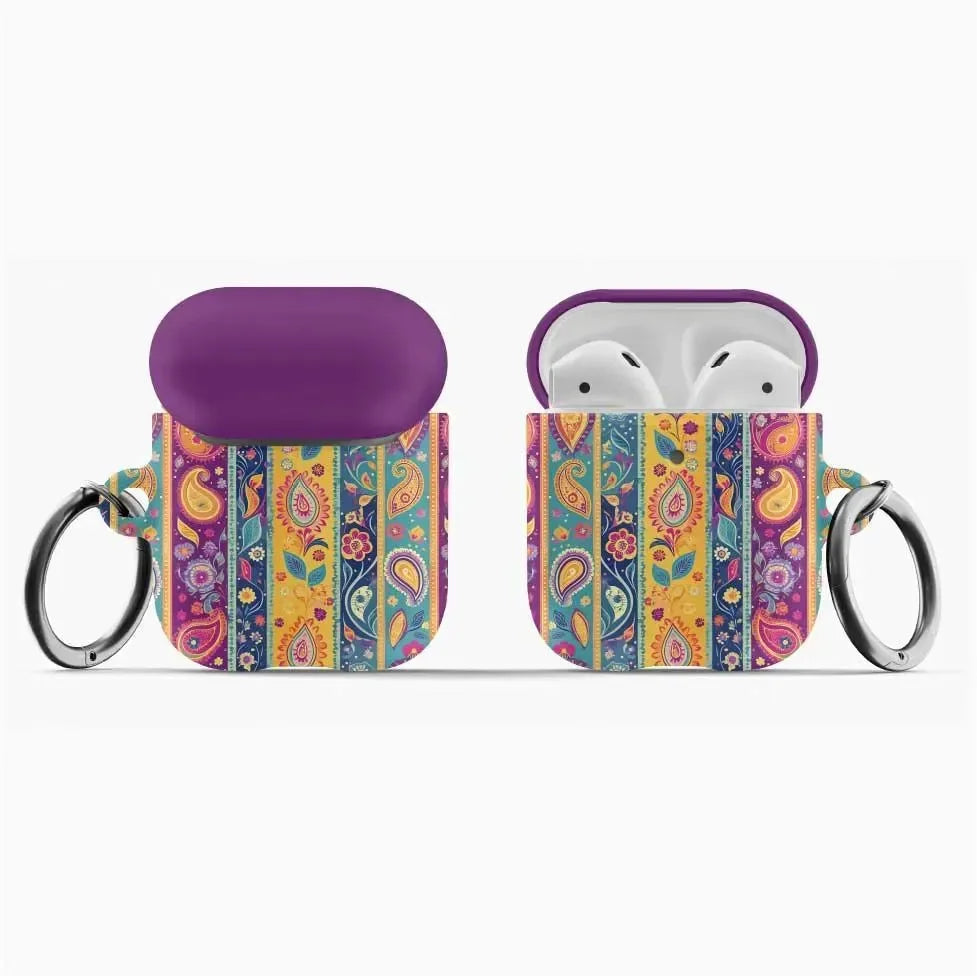 Indian Whimsical Paisley AirPod Pro Case - The Global Wanderer