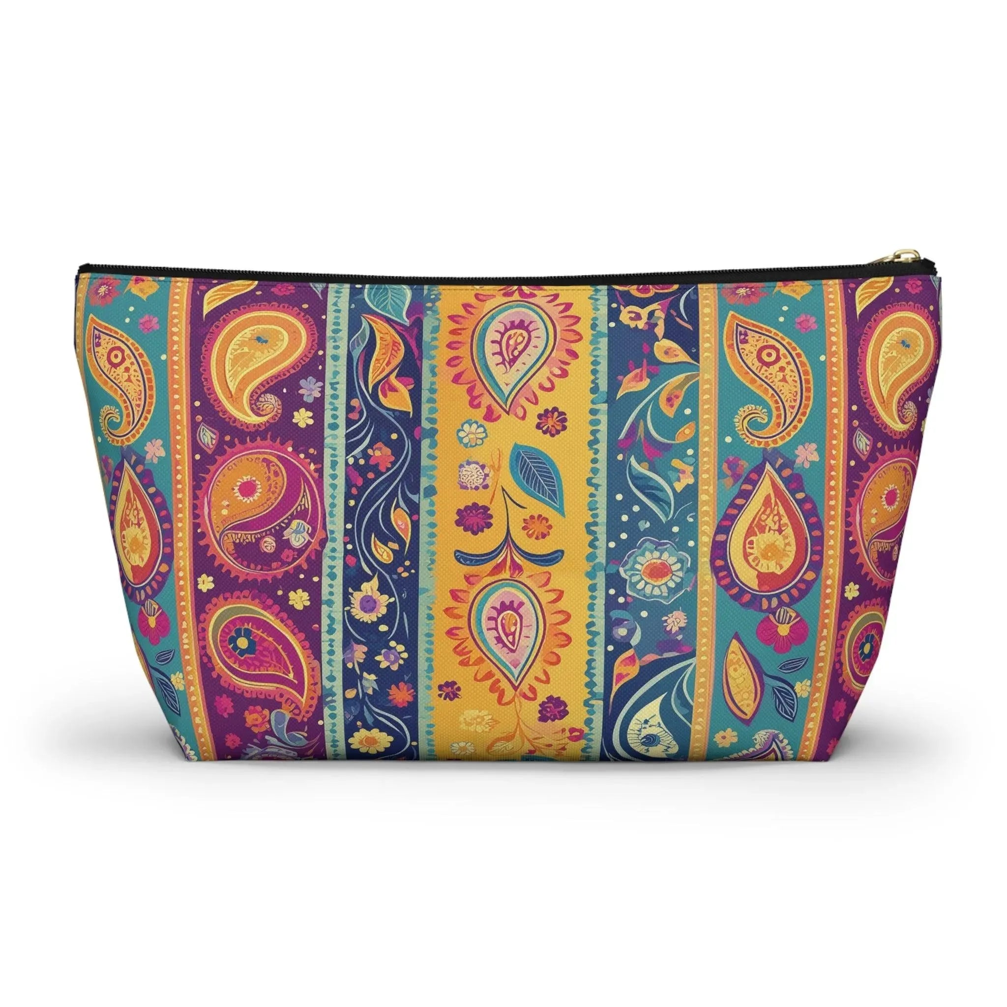 Indian Whimsical Paisley Pouch - The Global Wanderer