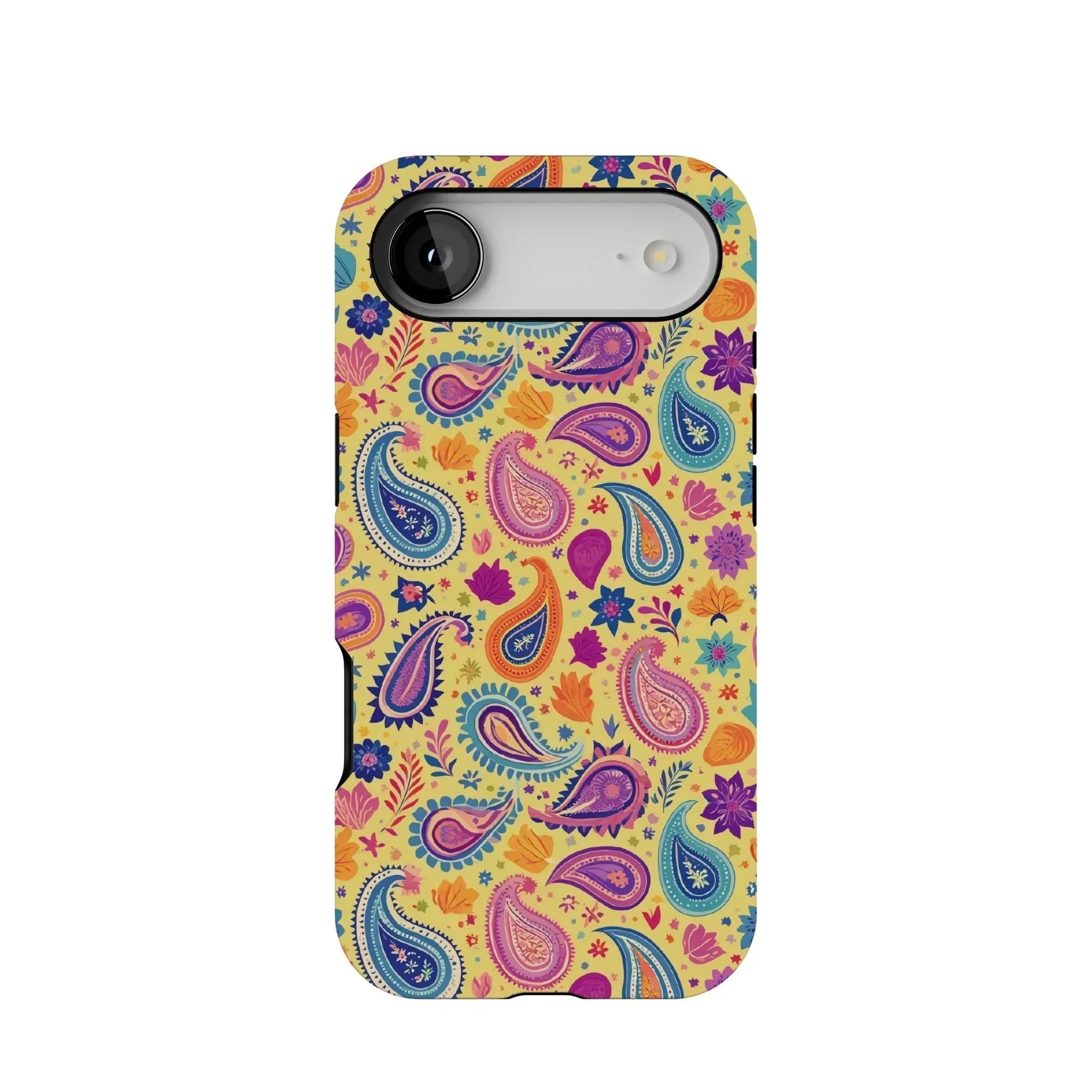 Indian Whimsical Paisley Tough MagSafe iPhone Case - The Global Wanderer