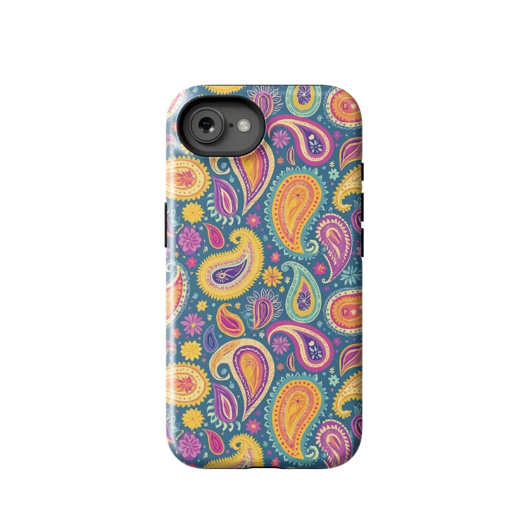 Indian Whimsical Paisley Tough MagSafe iPhone® Case - The Global Wanderer
