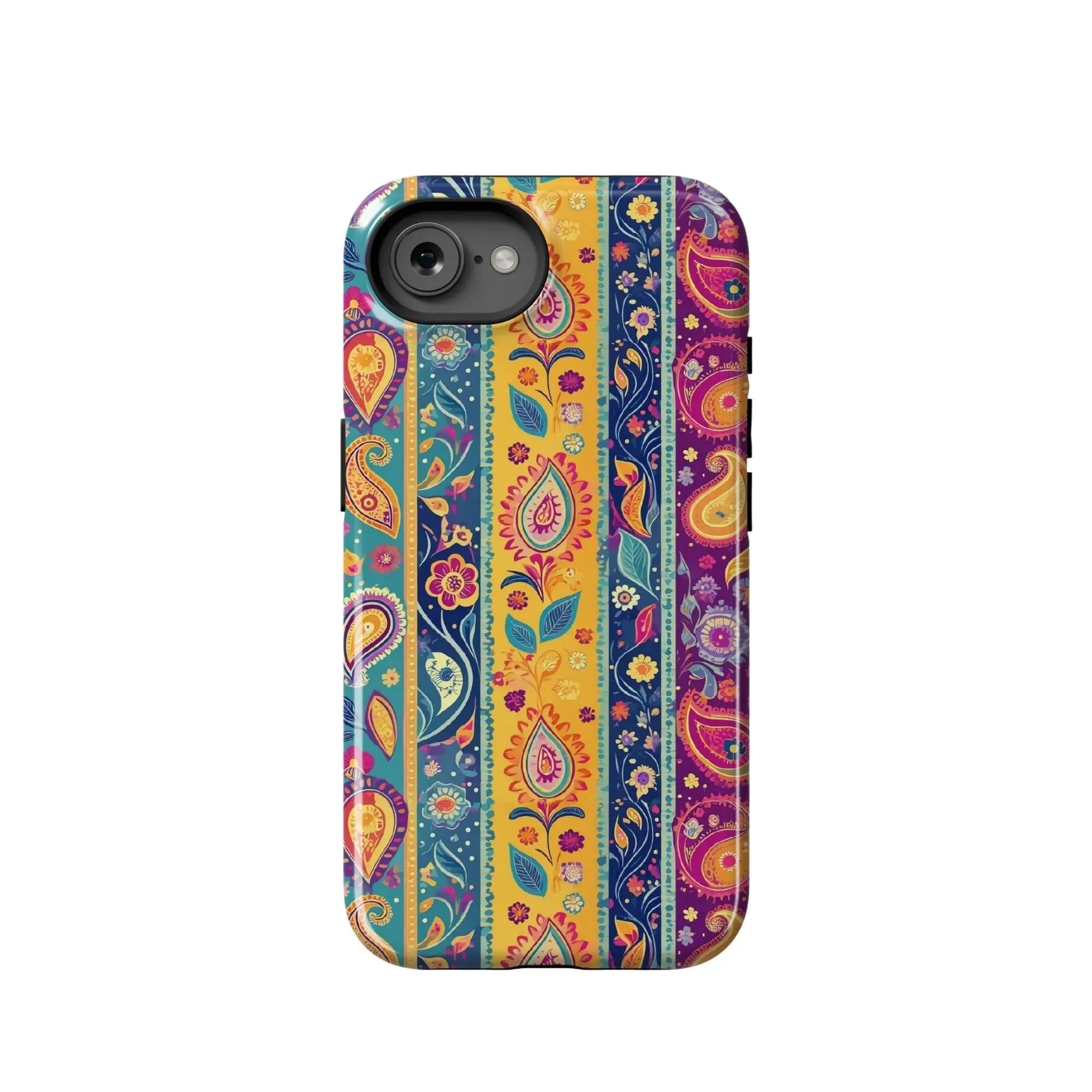 Indian Whimsical Paisley Tough MagSafe iPhone® Case - The Global Wanderer