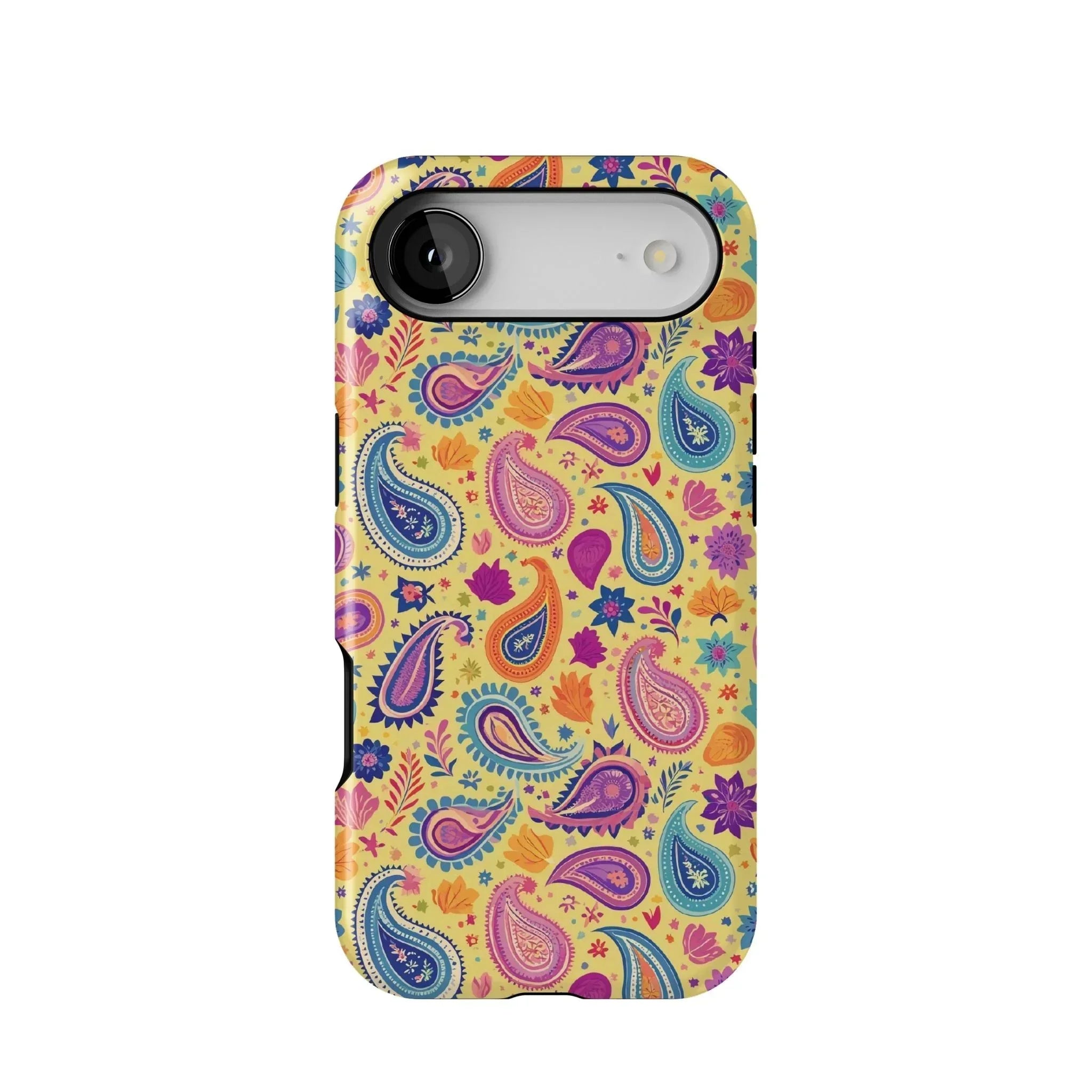 Indian Whimsical Paisley Tough MagSafe iPhone Case - The Global Wanderer