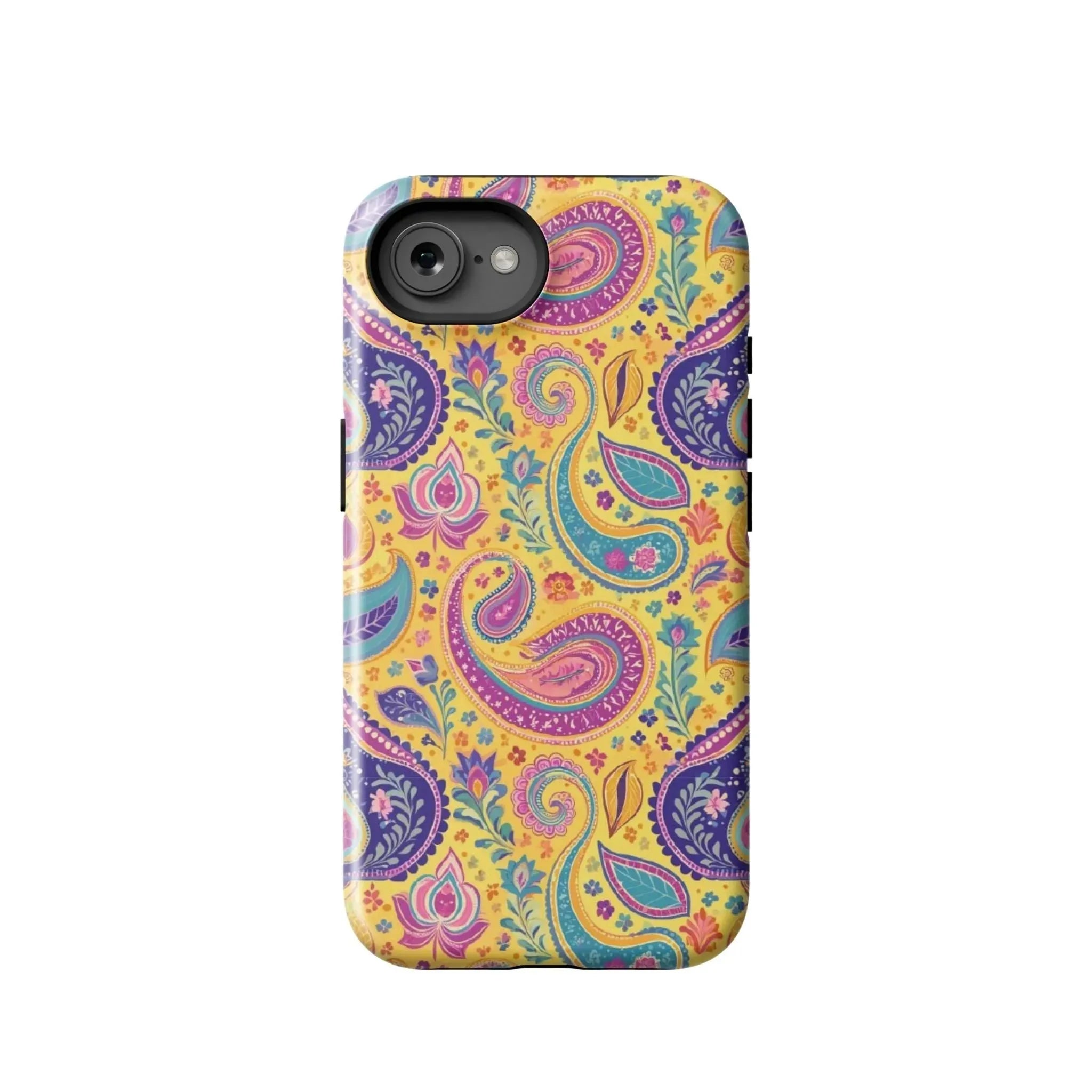 Indian Whimsical Paisley Tough MagSafe iPhone® Case - The Global Wanderer