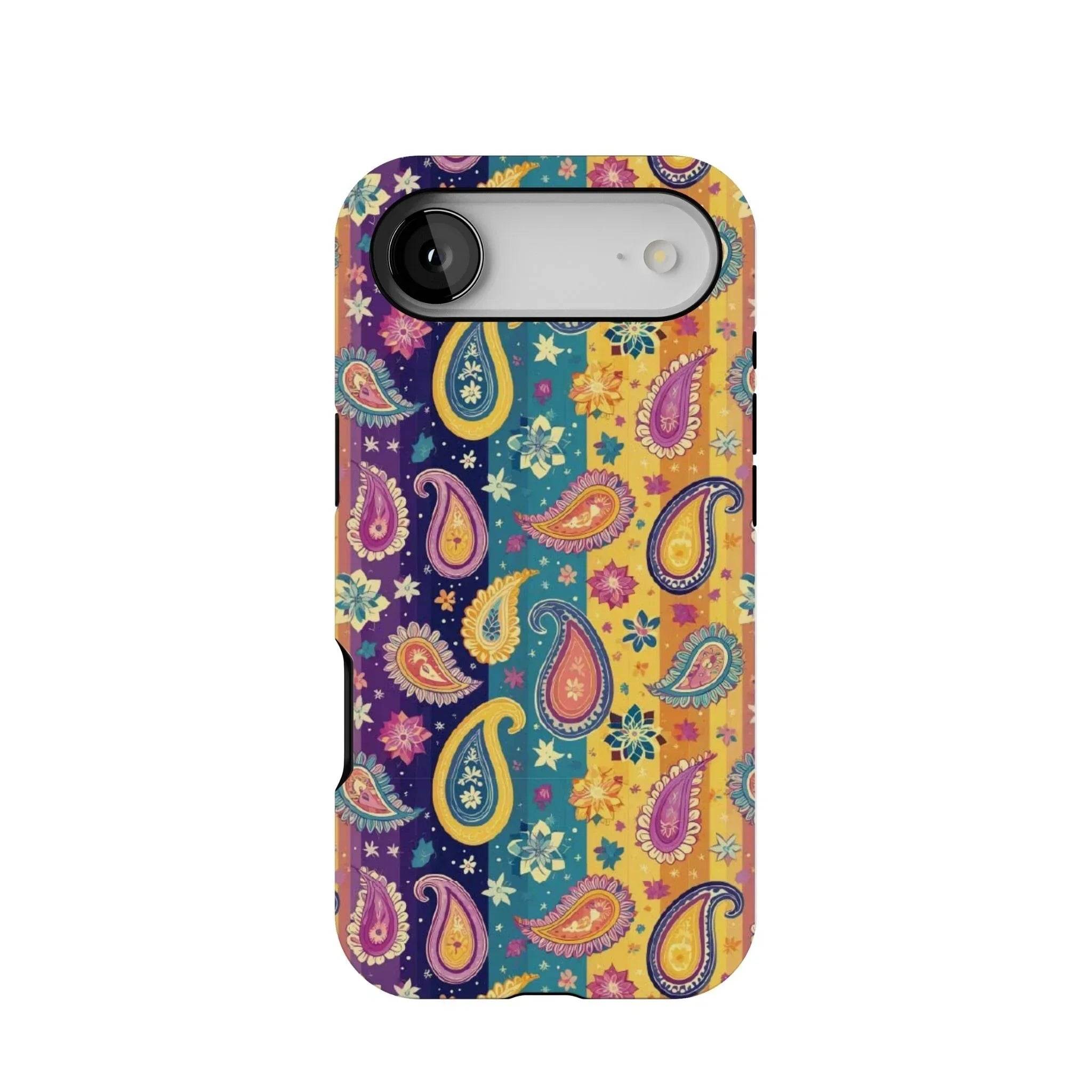 Indian Whimsical Paisley Tough MagSafe iPhone Case - The Global Wanderer