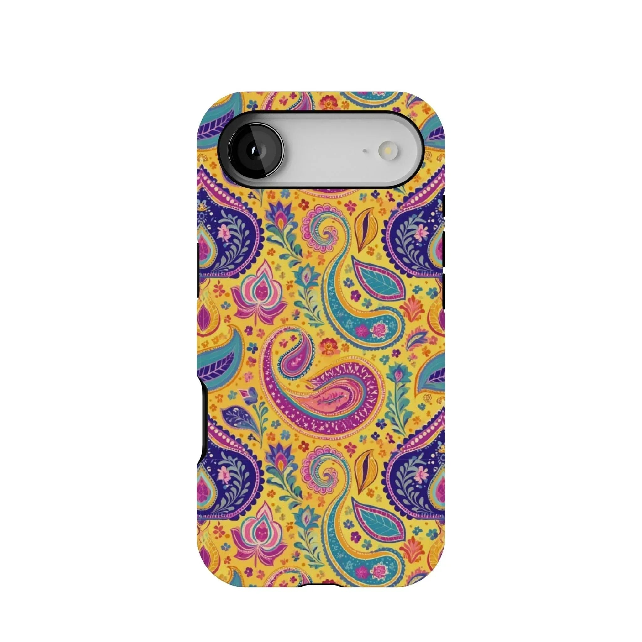 Indian Whimsical Paisley Tough MagSafe iPhone Case - The Global Wanderer