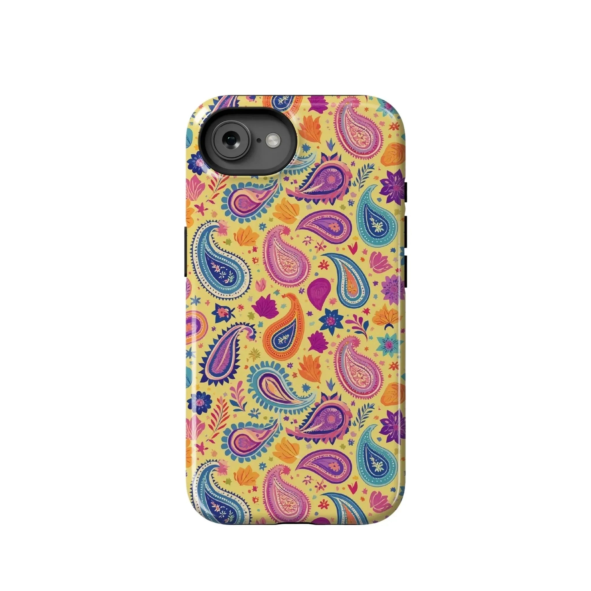Indian Whimsical Paisley Tough MagSafe iPhone® Case - The Global Wanderer