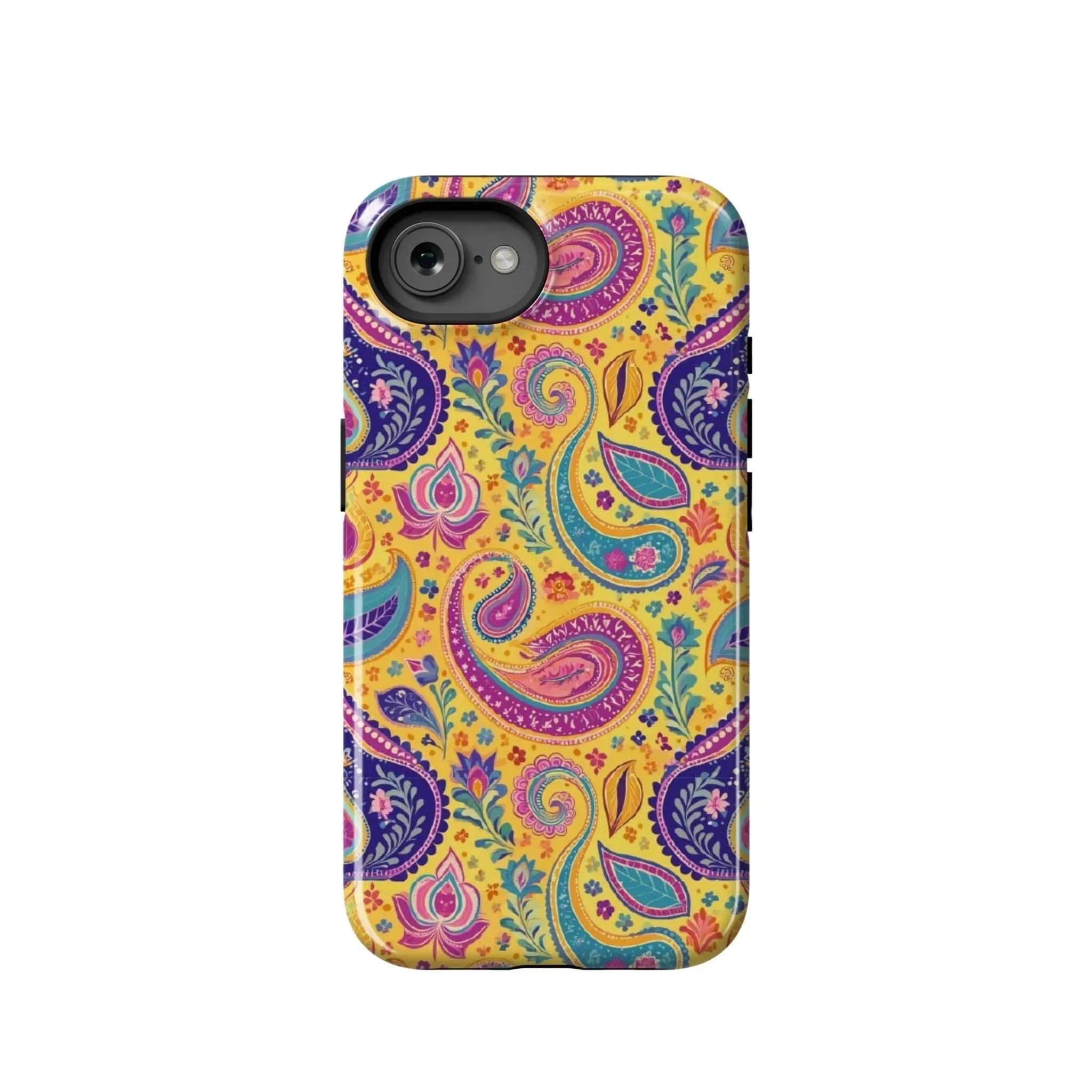Indian Whimsical Paisley Tough MagSafe iPhone® Case - The Global Wanderer