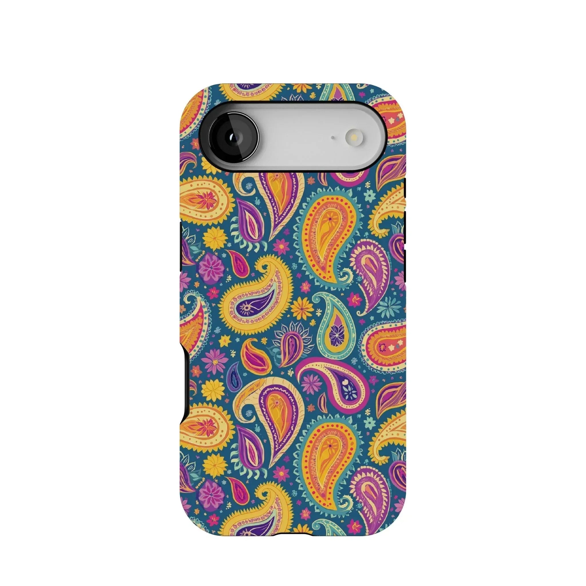Indian Whimsical Paisley Tough MagSafe iPhone Case - The Global Wanderer