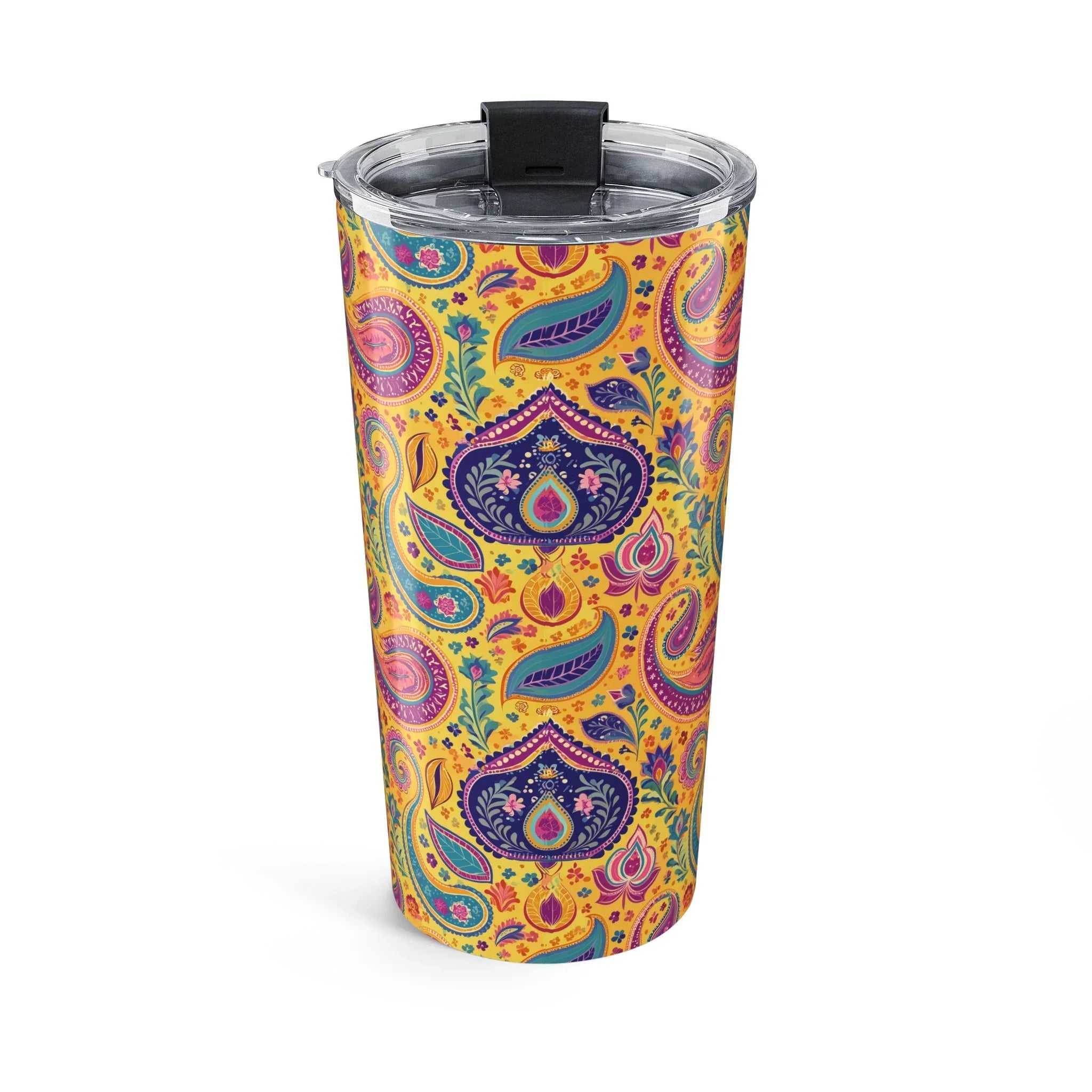 Indian Whimsical Paisley Tumbler - The Global Wanderer