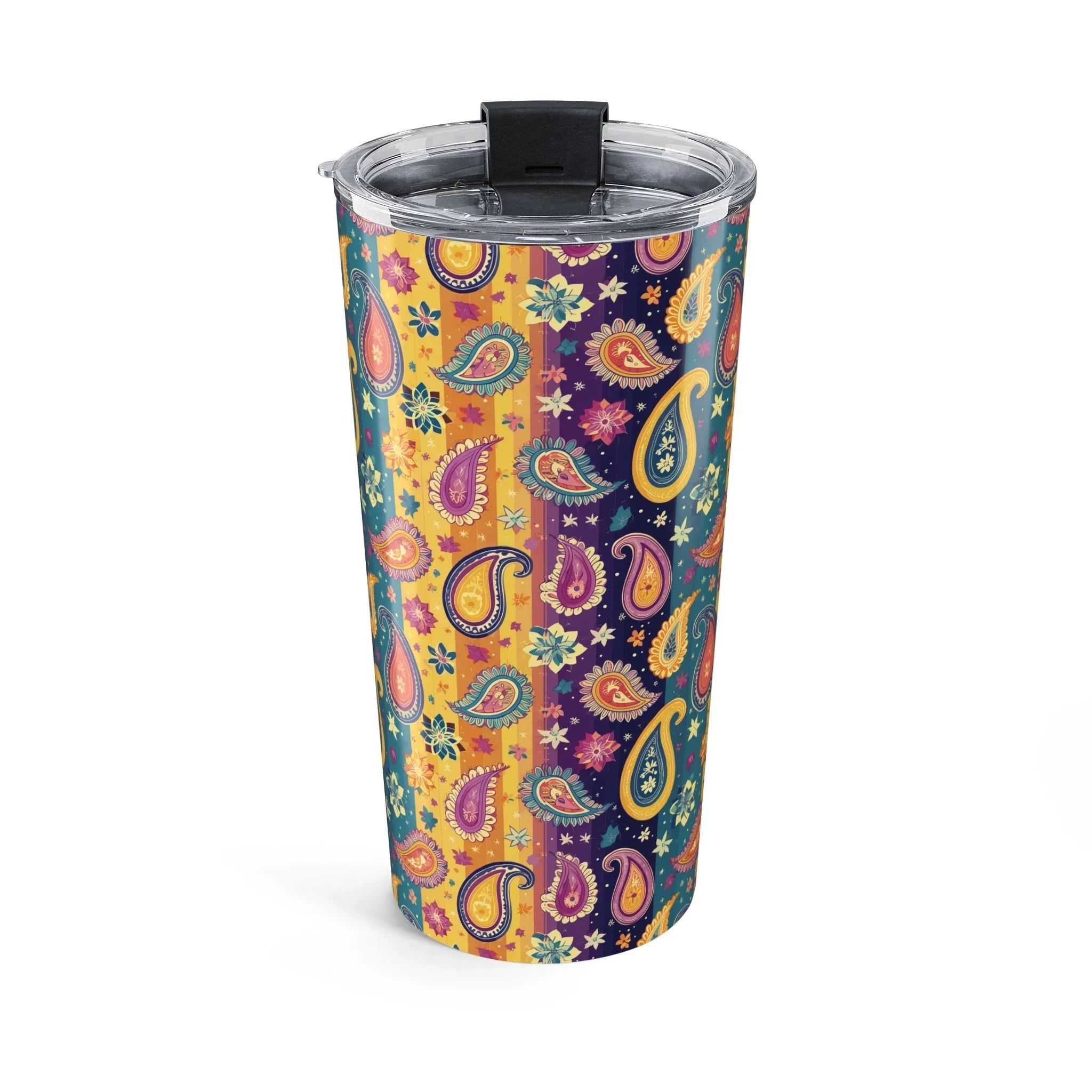 Indian Whimsical Paisley Tumbler - The Global Wanderer