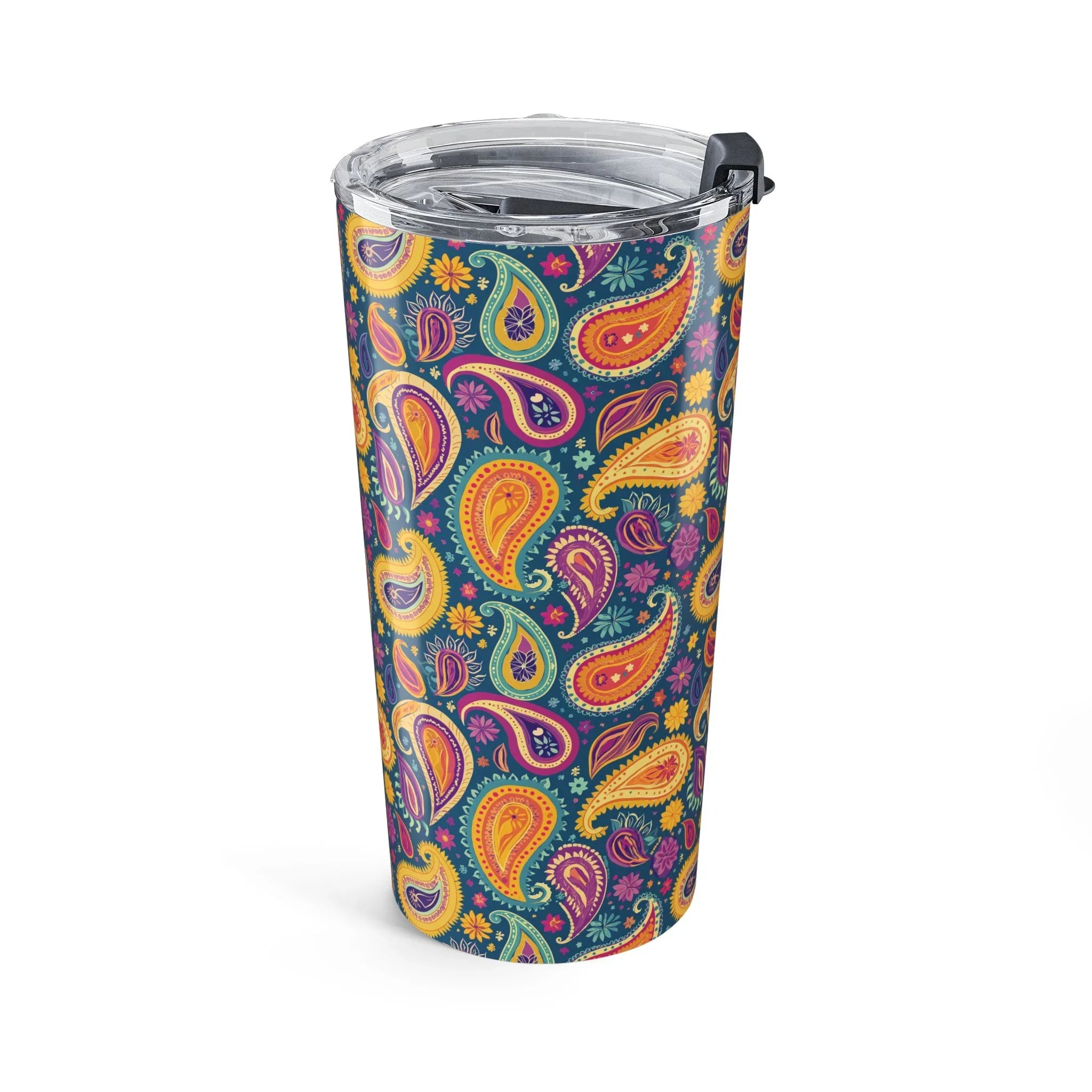 Indian Whimsical Paisley Tumbler - The Global Wanderer