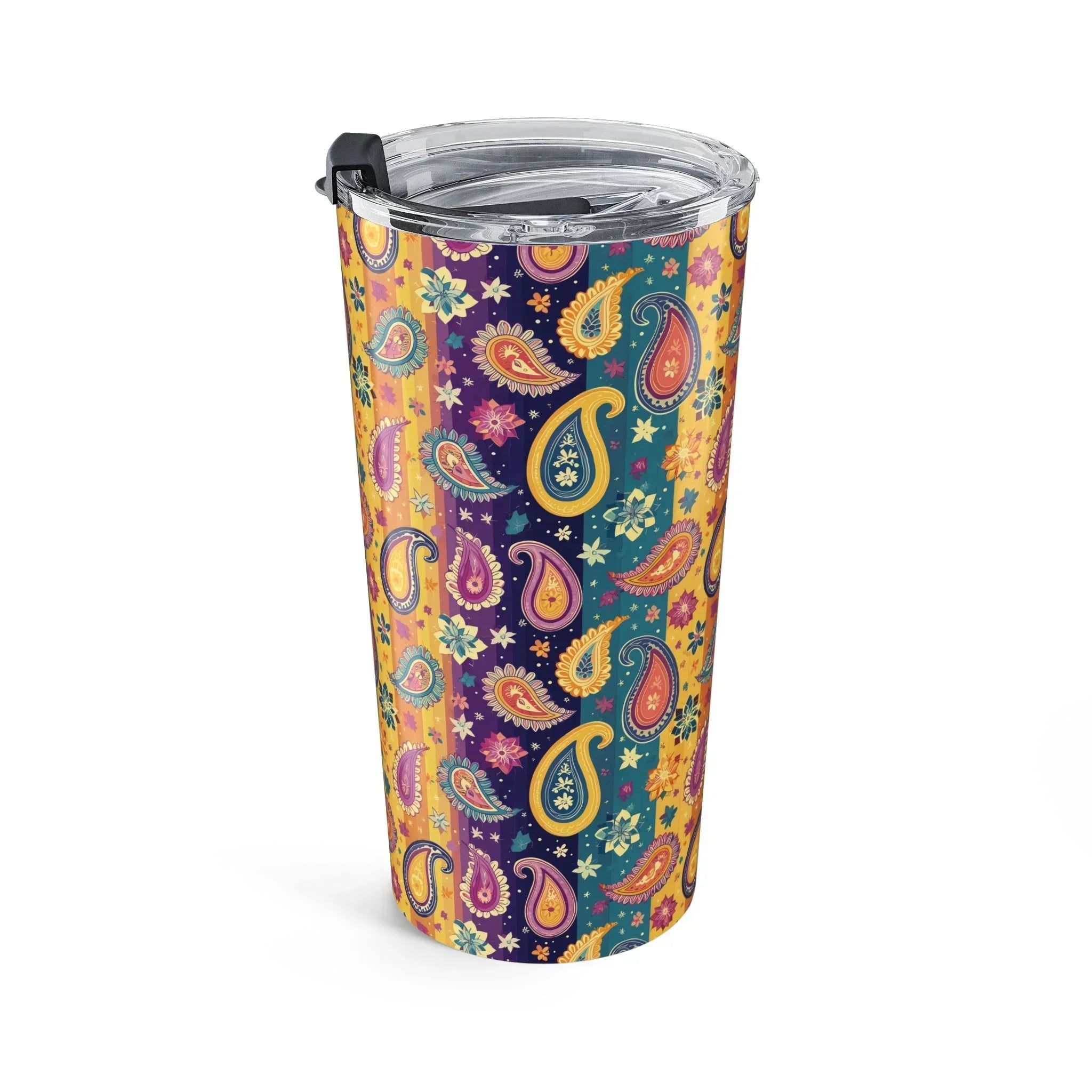 Indian Whimsical Paisley Tumbler - The Global Wanderer