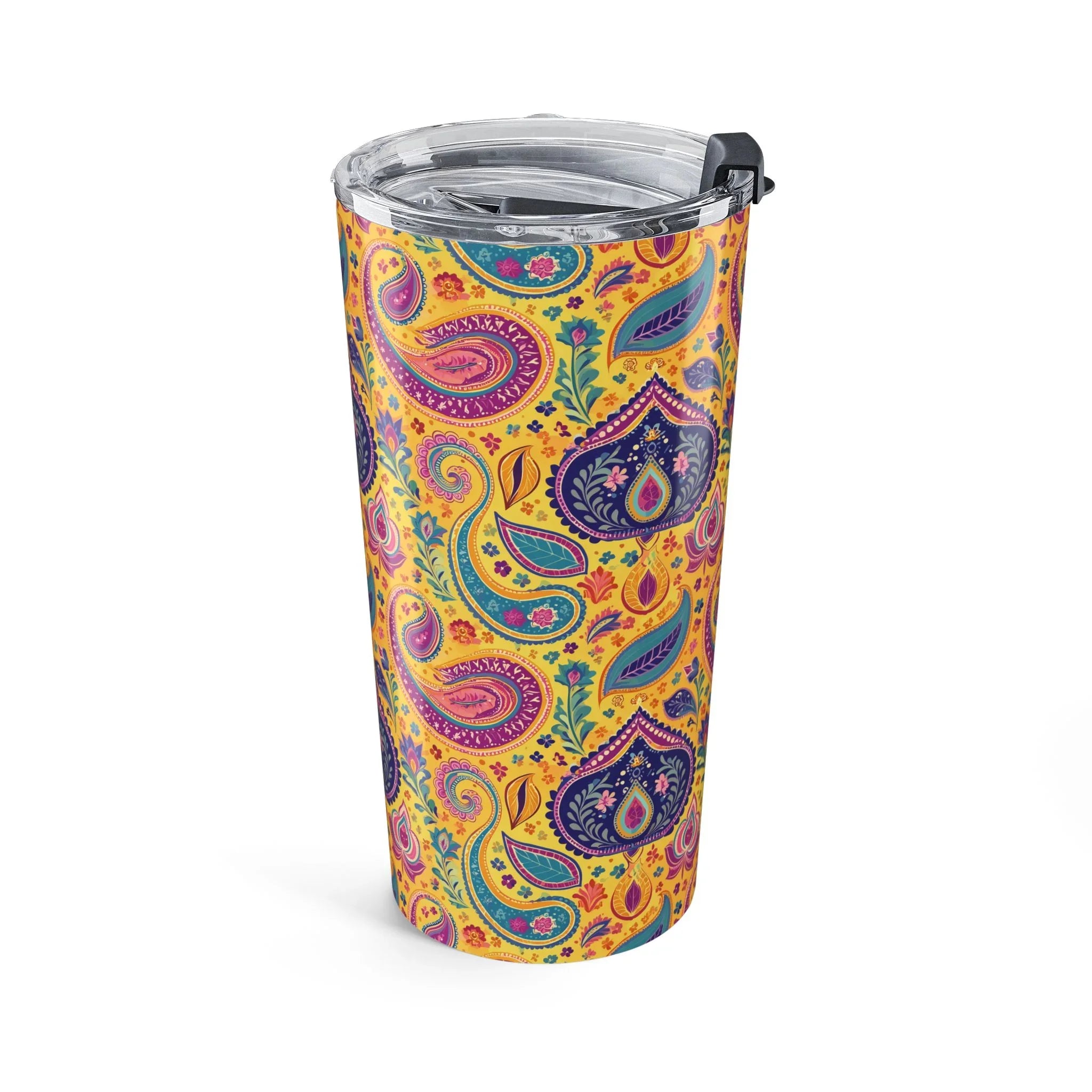 Indian Whimsical Paisley Tumbler - The Global Wanderer