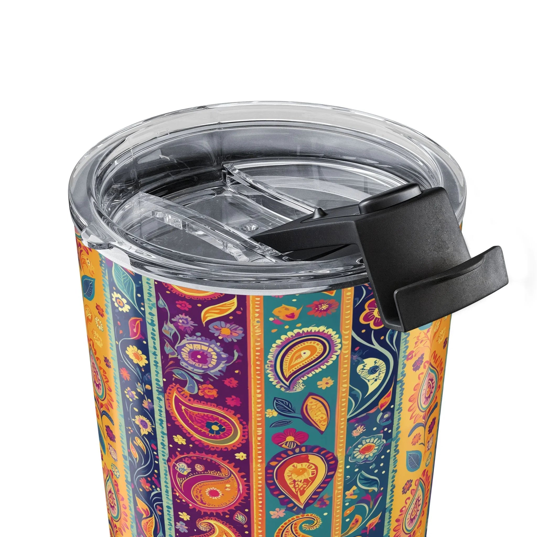 Indian Whimsical Paisley Tumbler - The Global Wanderer