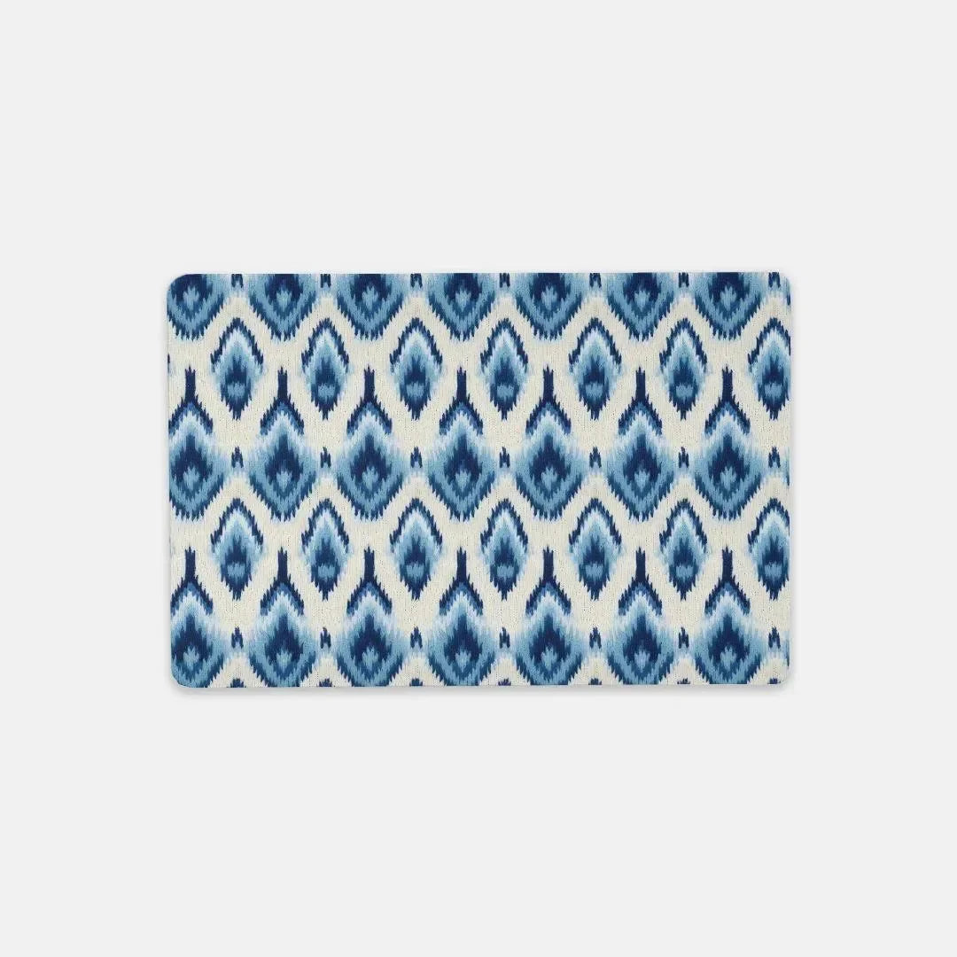 Indonesian Ikat Print Desk Mat - The Global Wanderer