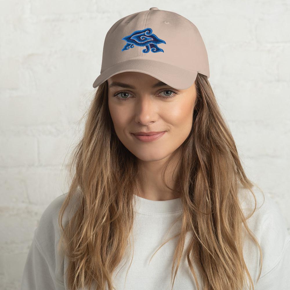 Indonesian Mendung Embroidered Dad Hat - The Global Wanderer