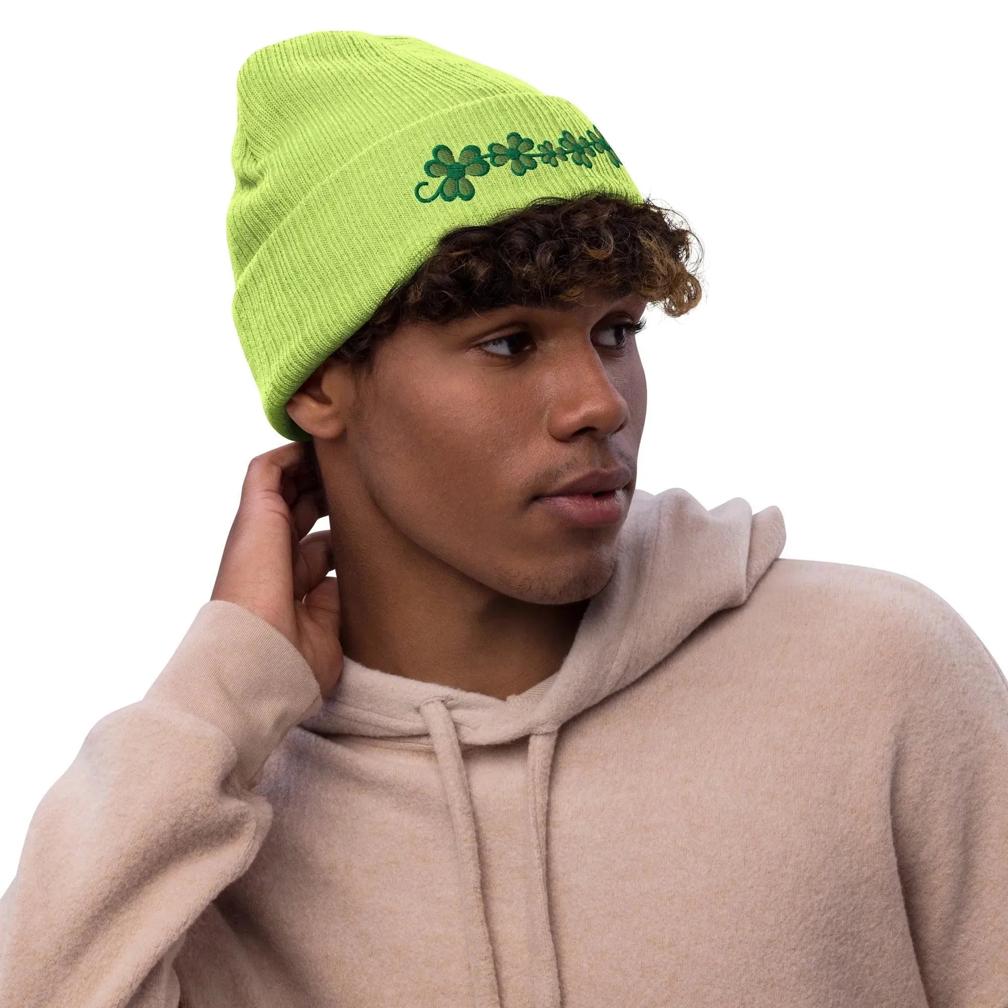 Irish Shamrock Garden Beanie - The Global Wanderer