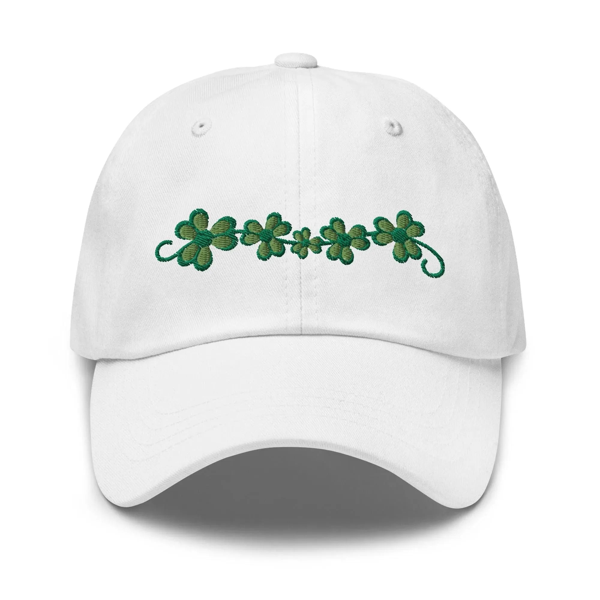 Irish Shamrock Garden Embroidered Dad Hat - The Global Wanderer