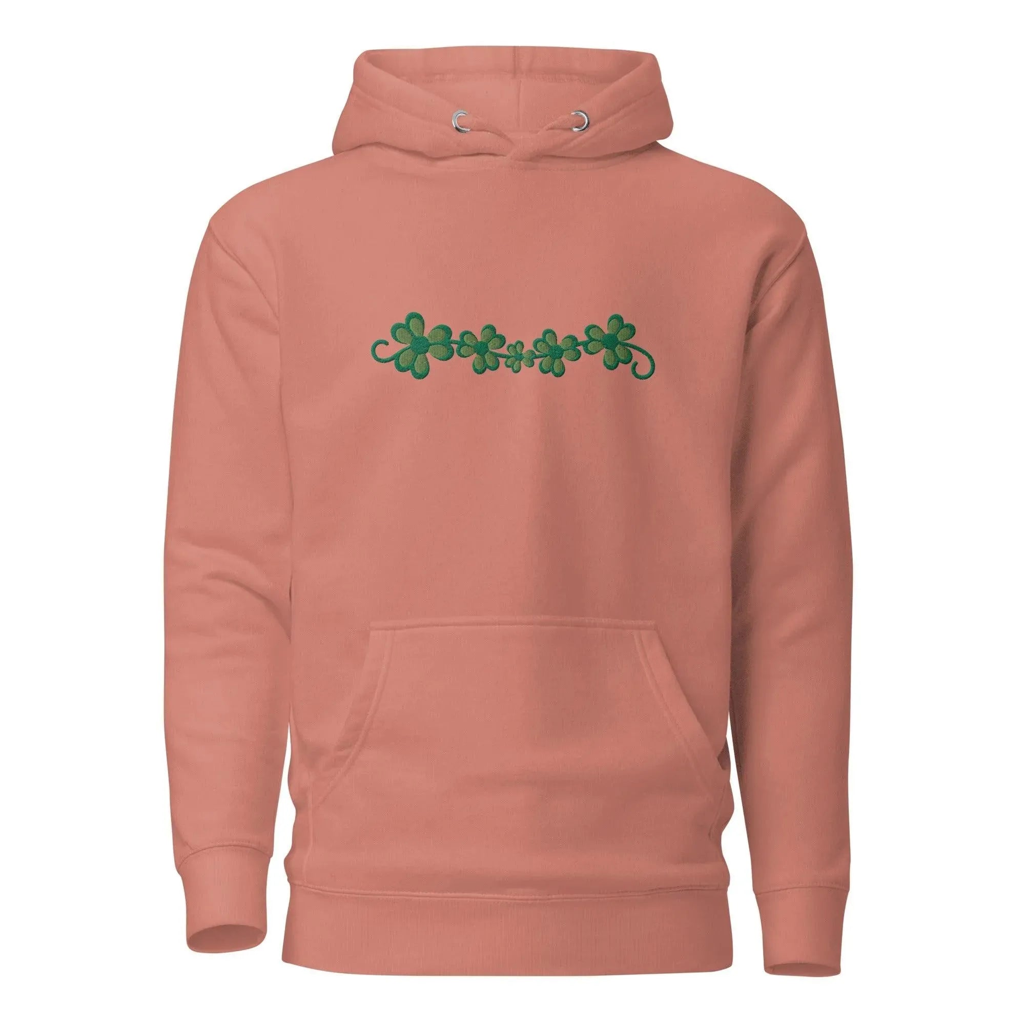 Irish Shamrock Garden Embroidered Hoodie - The Global Wanderer