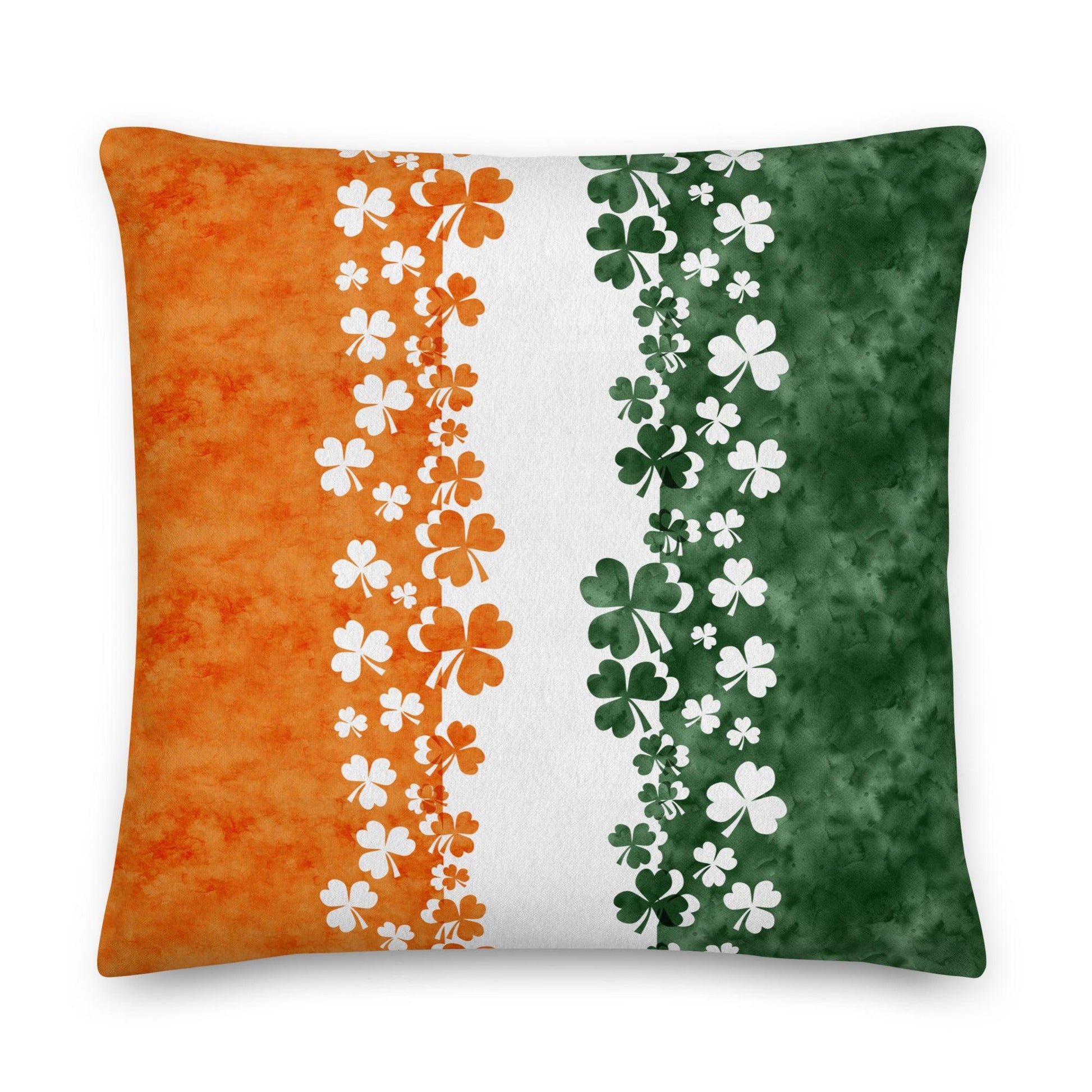 Irish Shamrock Throw Pillow - The Global Wanderer