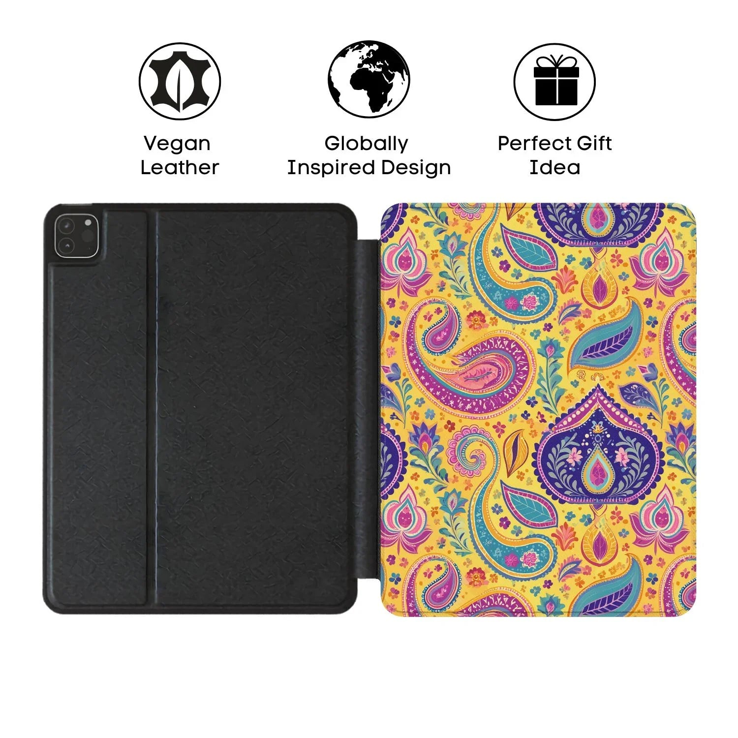 Jodhpur Saffron Paisley iPad Case - The Global Wanderer