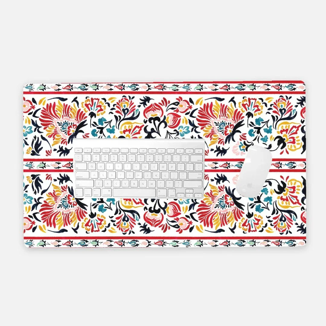 Khiva Suzani Desk Mat - The Global Wanderer