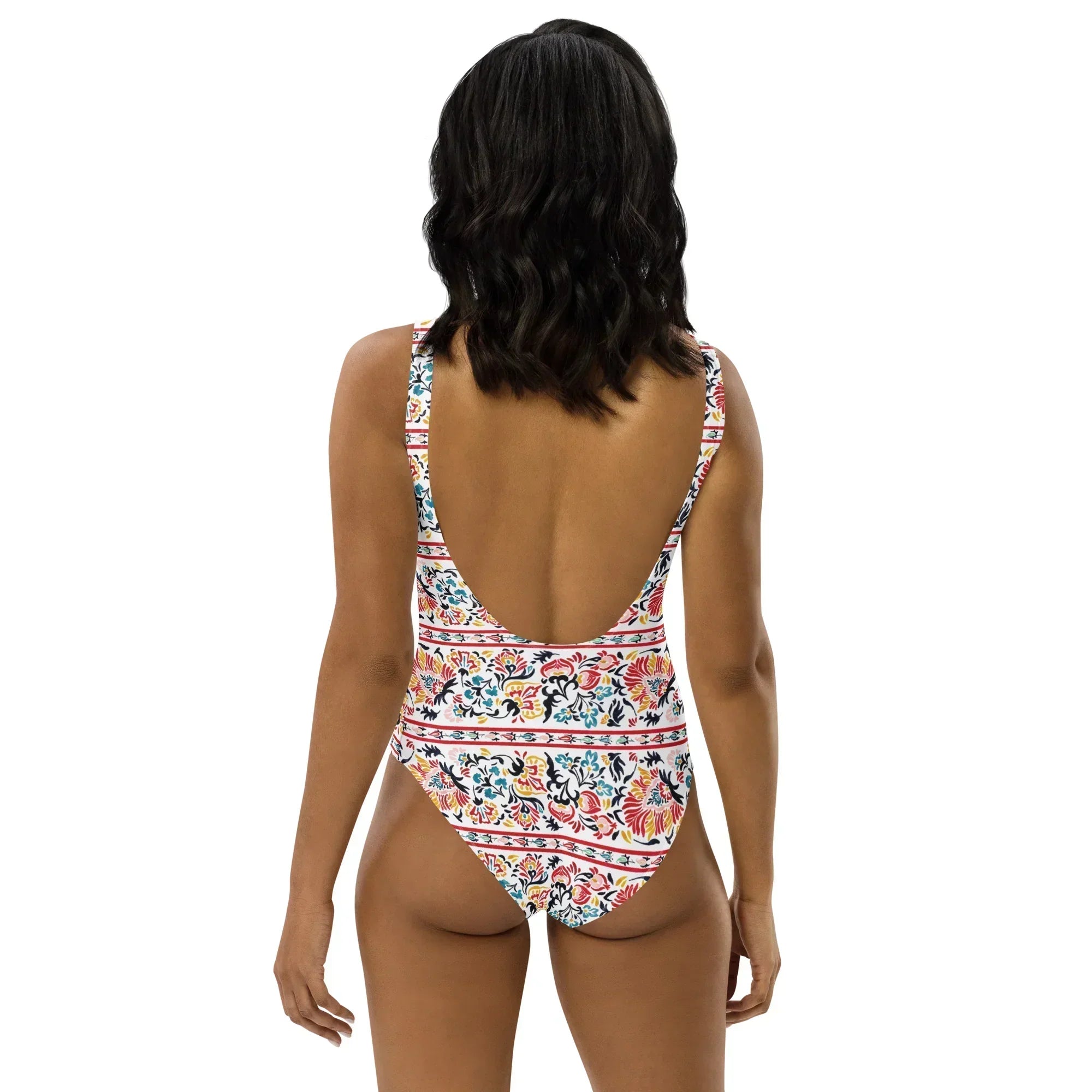 Khiva Suzani One-Piece Swimsuit - The Global Wanderer