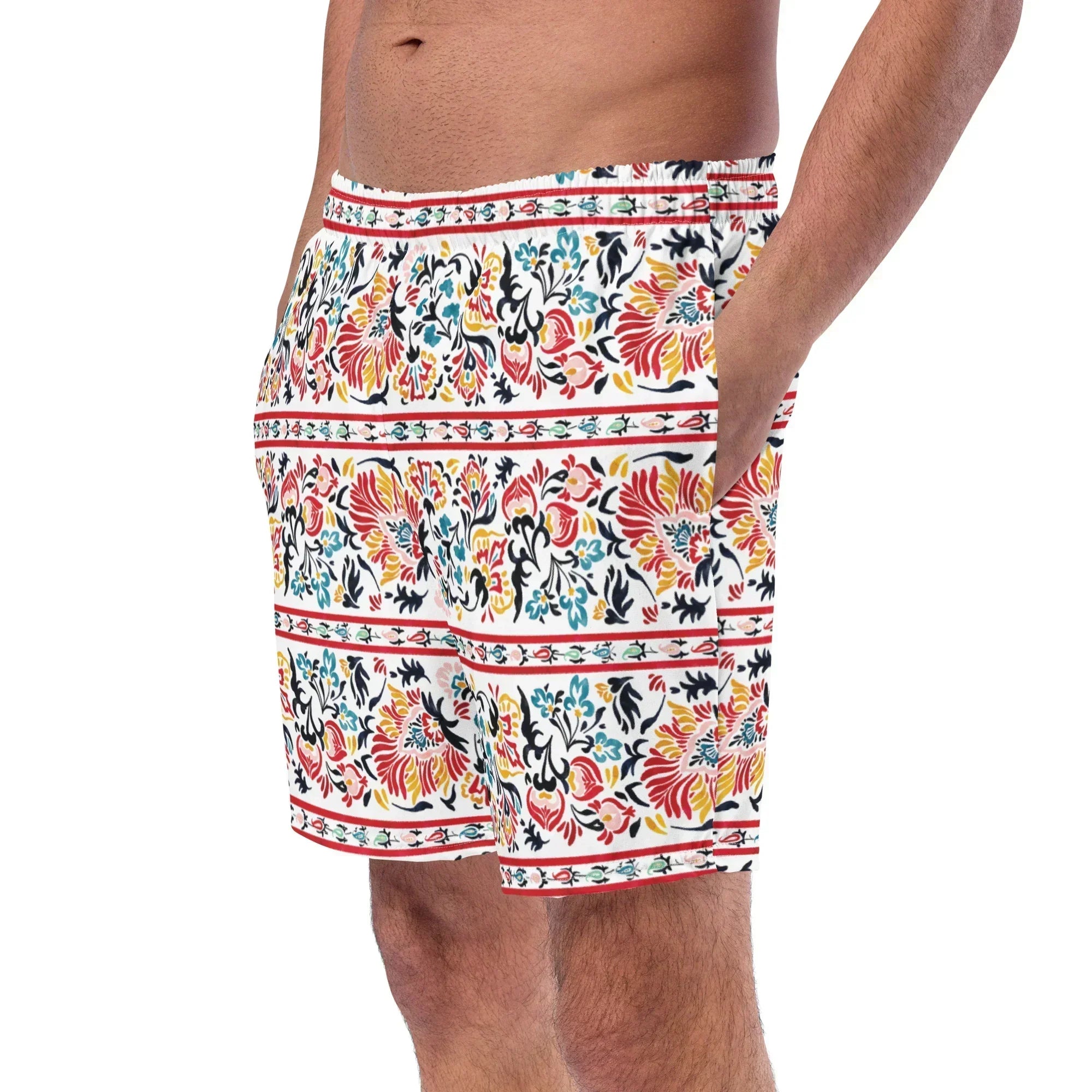 Khiva Suzani Recycled Swim Trunks - The Global Wanderer