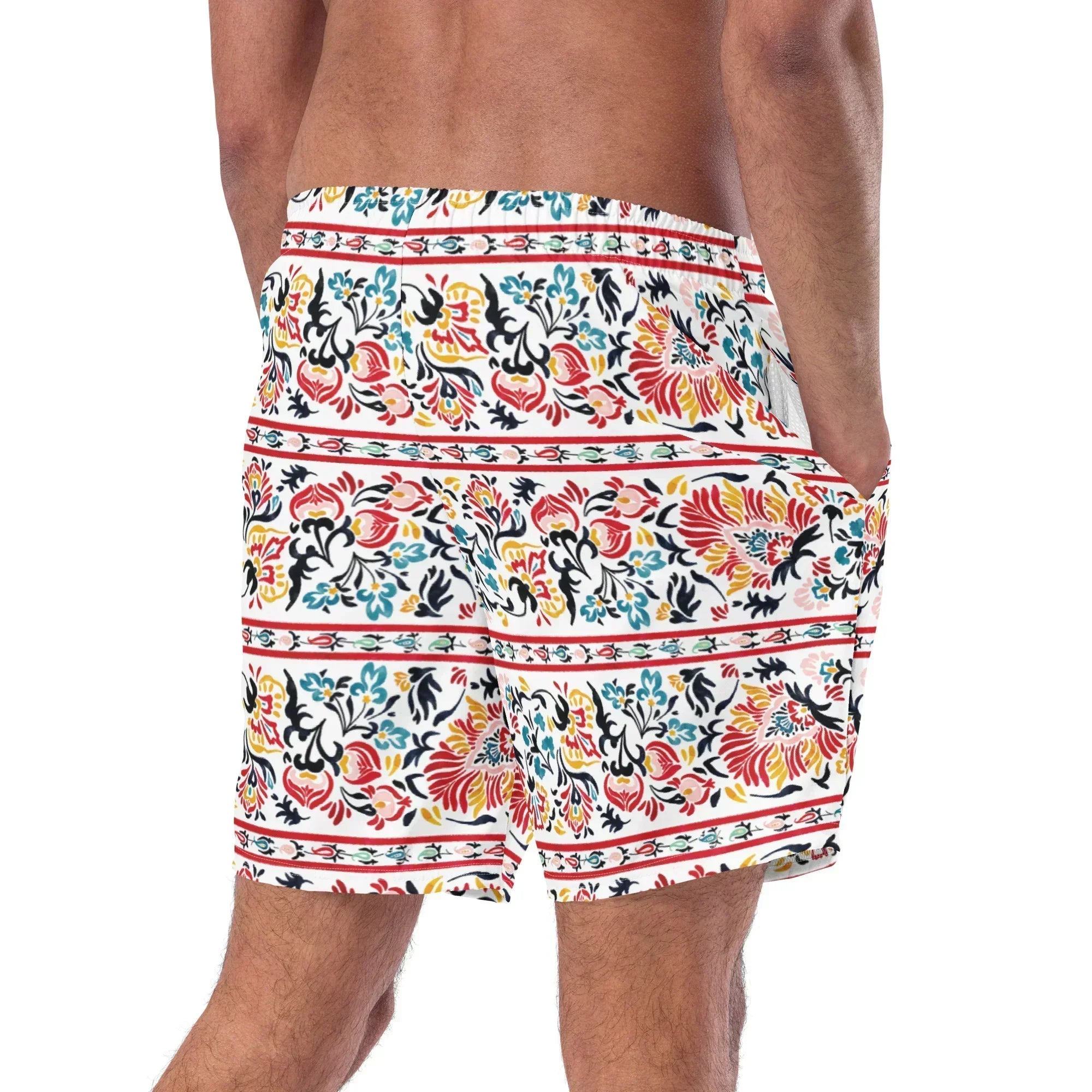 Khiva Suzani Recycled Swim Trunks - The Global Wanderer