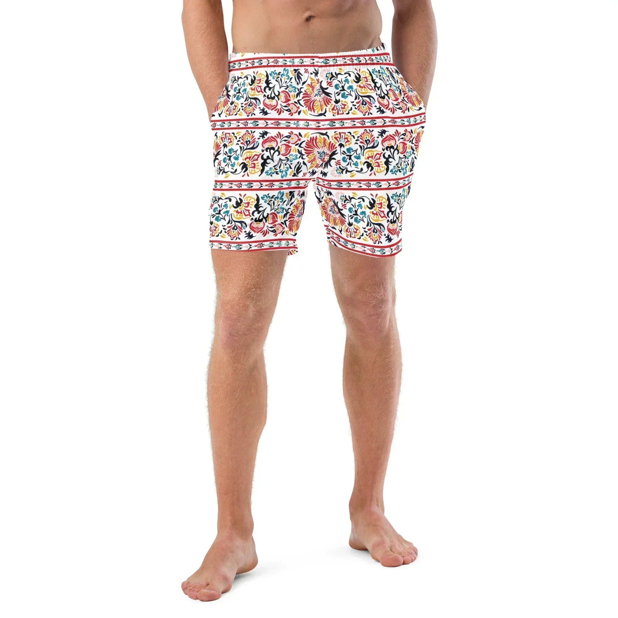 Khiva Suzani Recycled Swim Trunks - The Global Wanderer