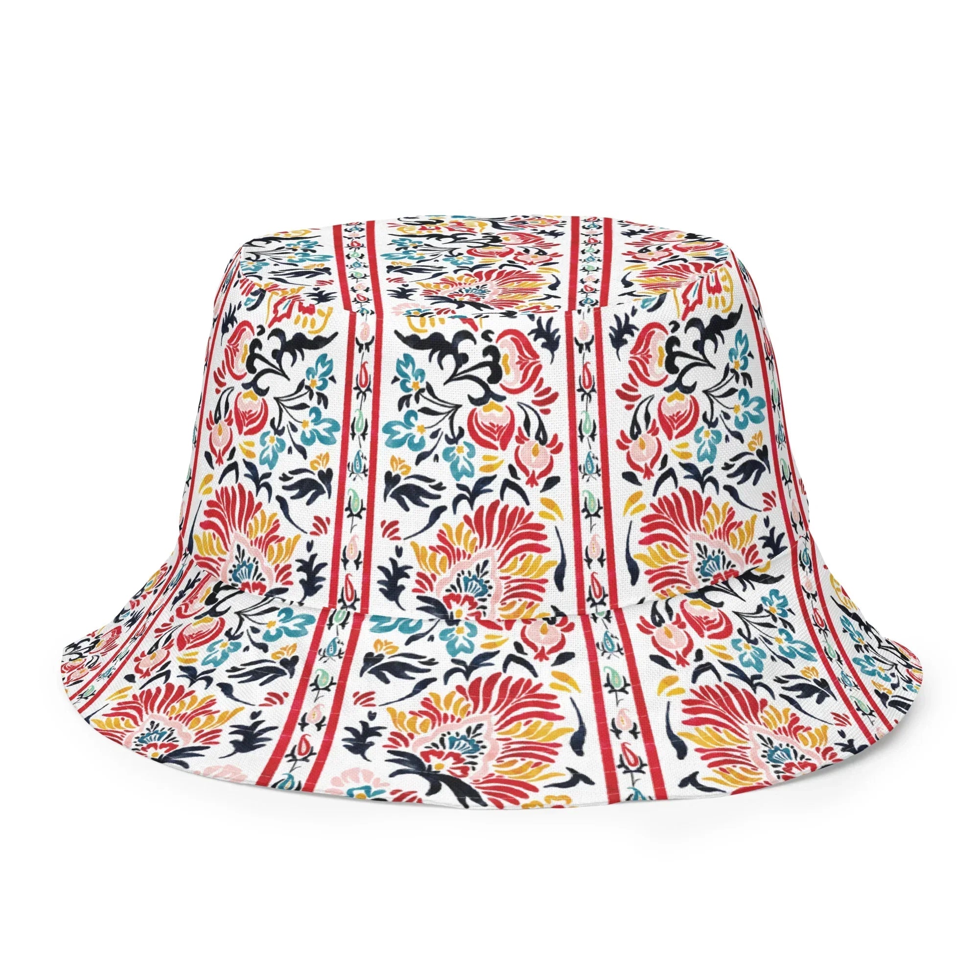 Khiva Suzani Reversible Bucket Hat - The Global Wanderer
